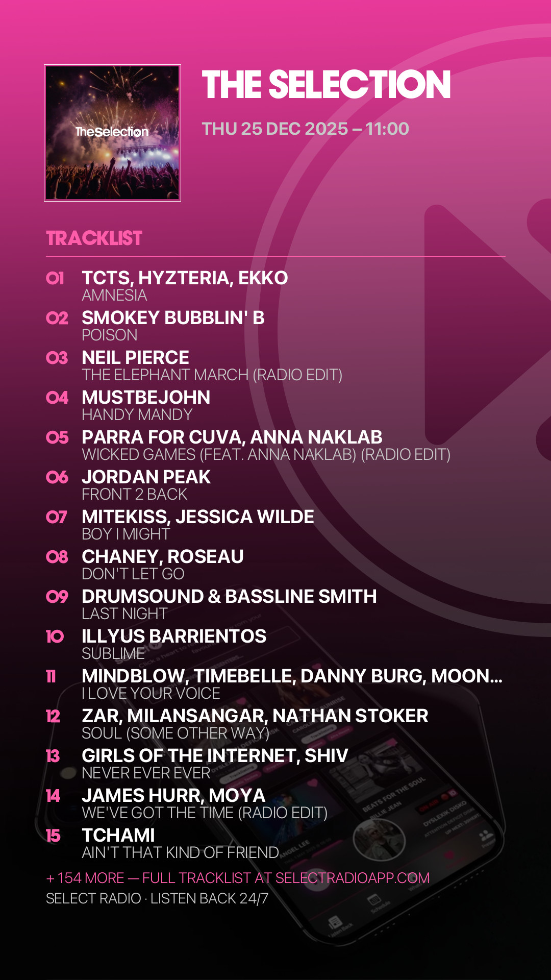 Tracklist Story Preview