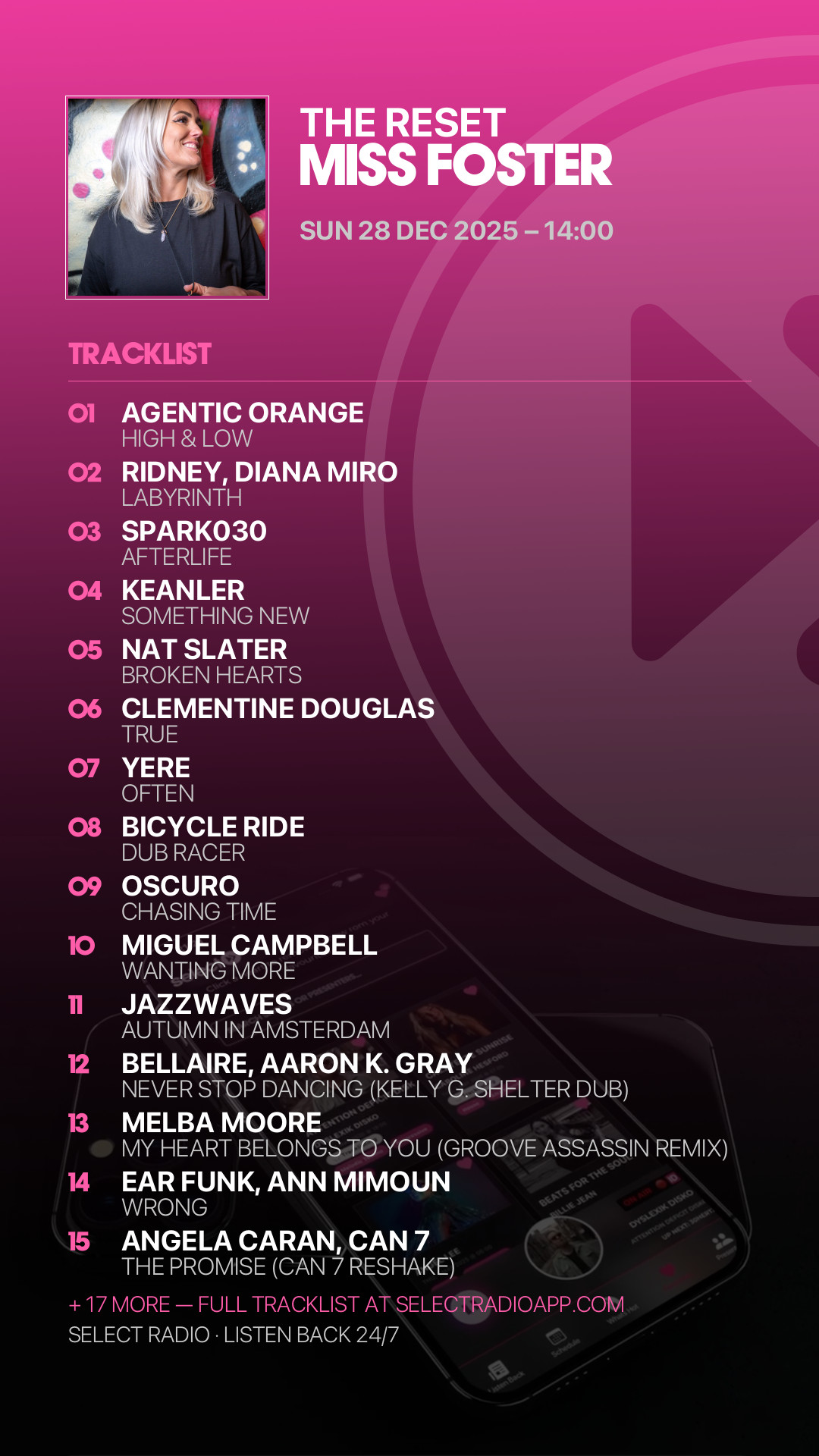 Tracklist Story Preview