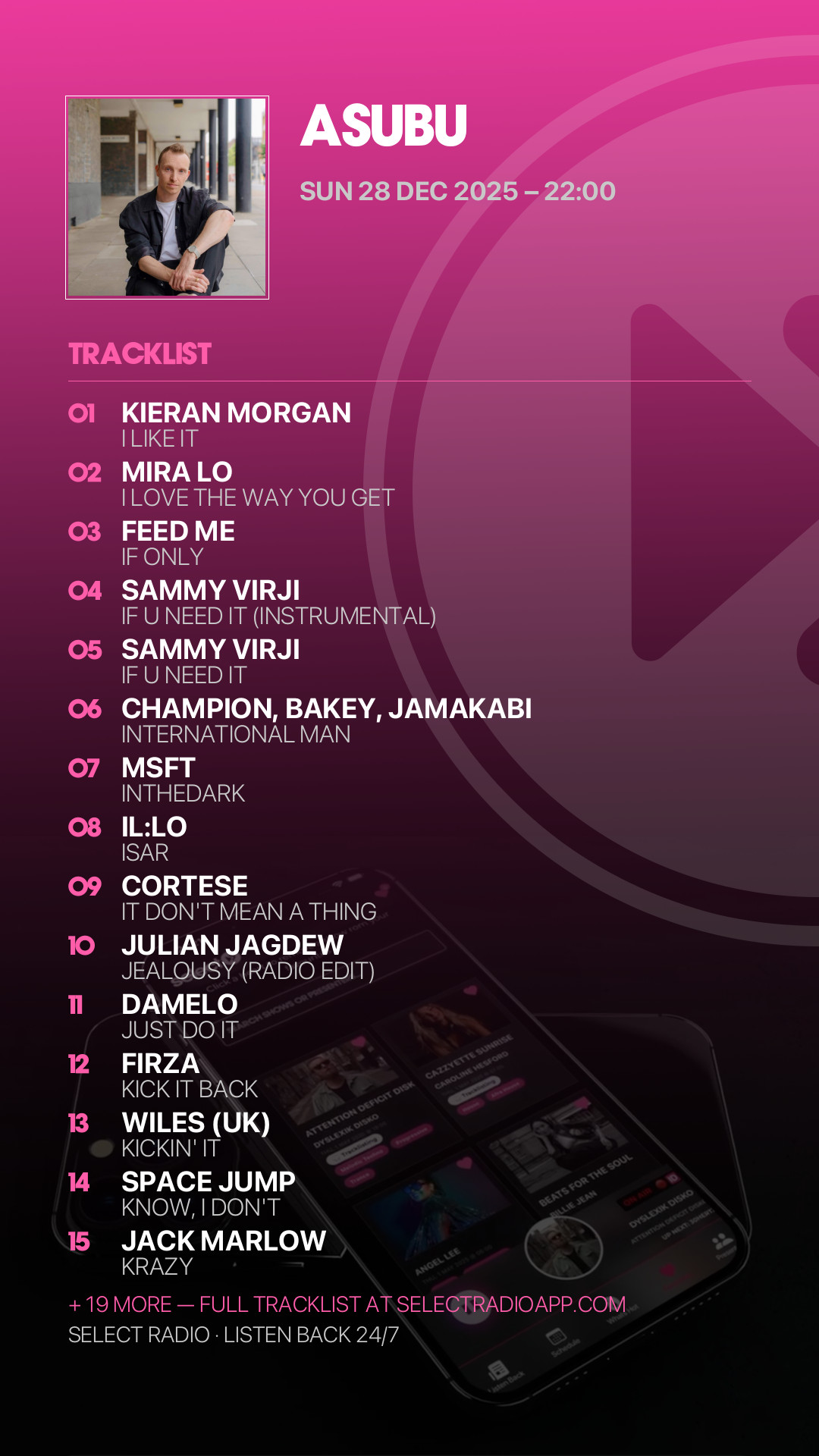 Tracklist Story Preview