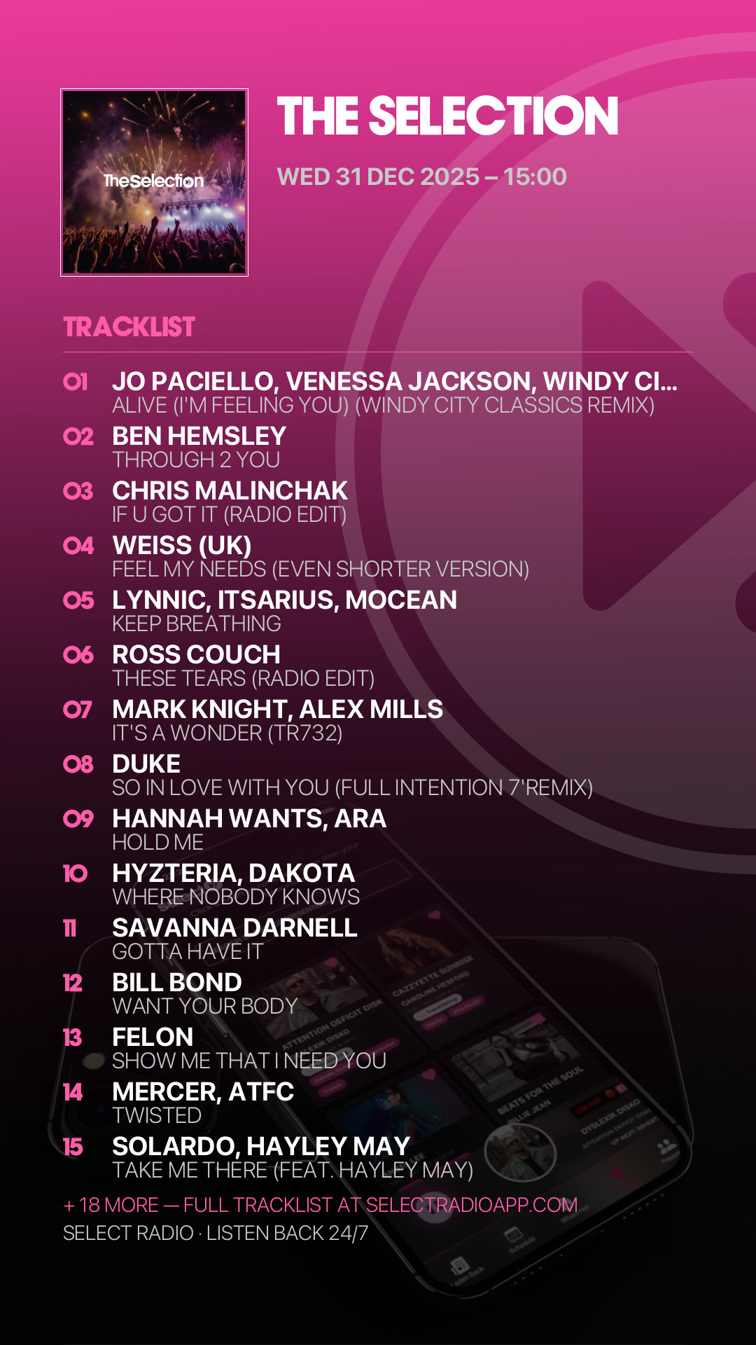 Tracklist Story Preview