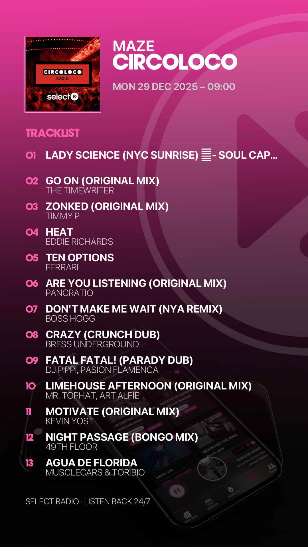 Tracklist Story Preview