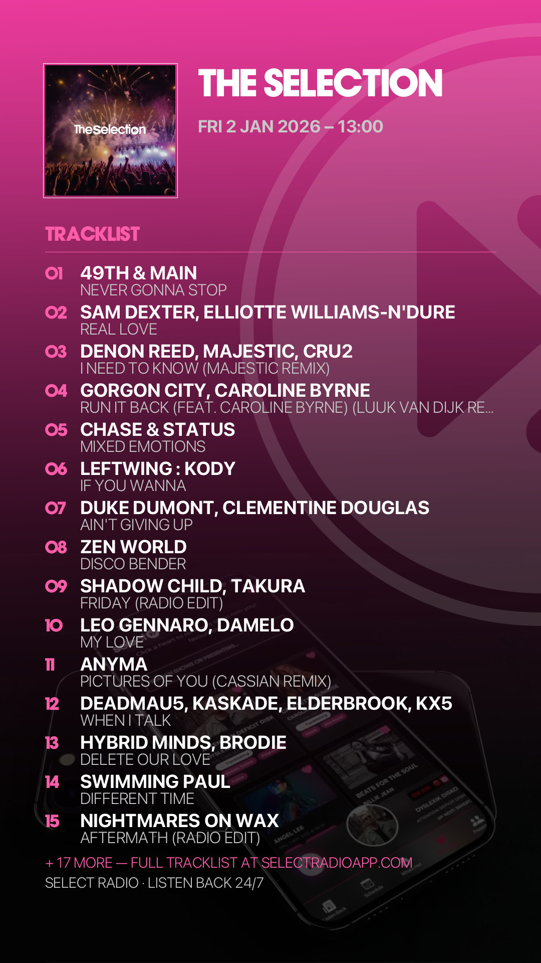 Tracklist Story Preview