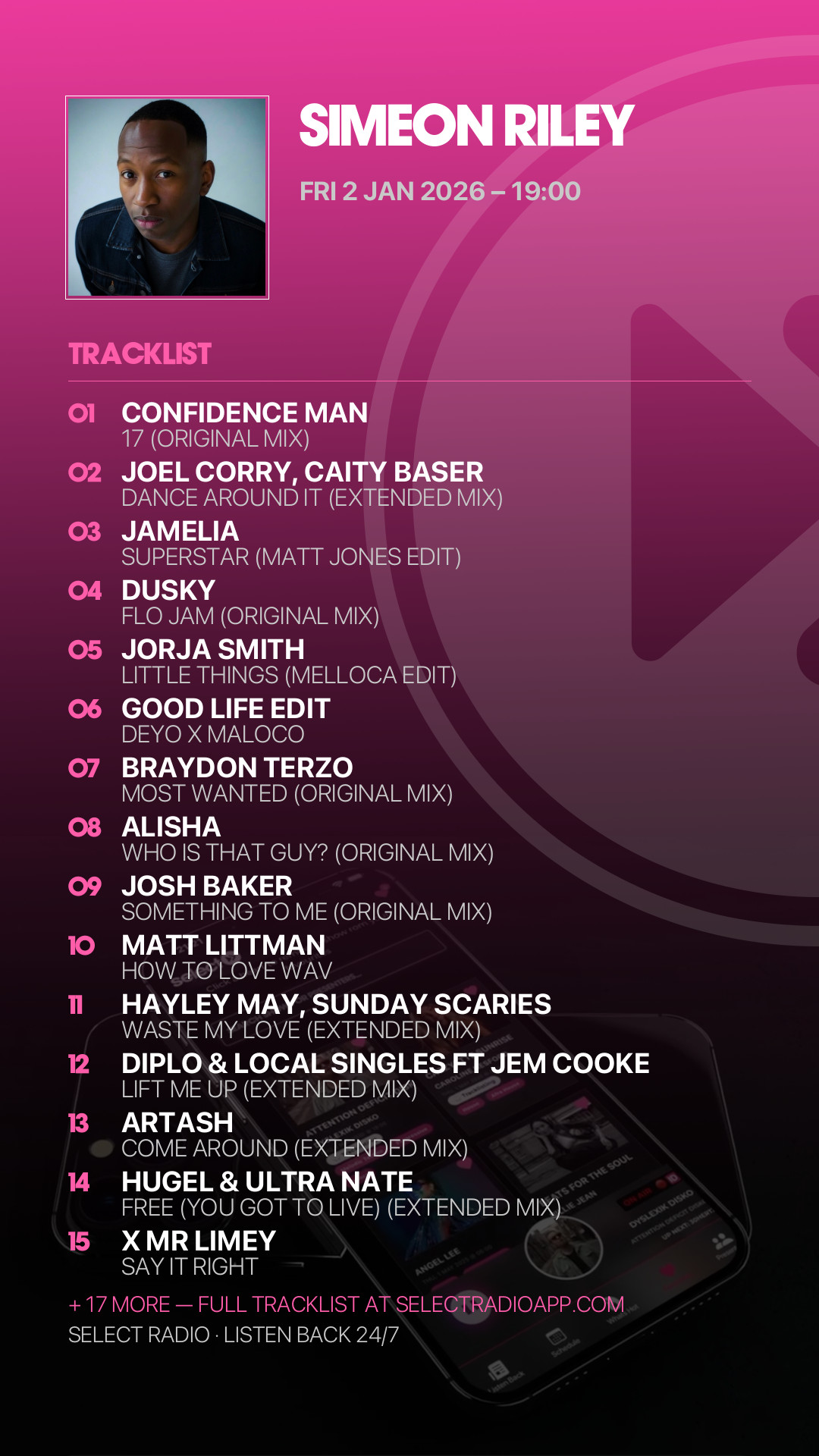 Tracklist Story Preview