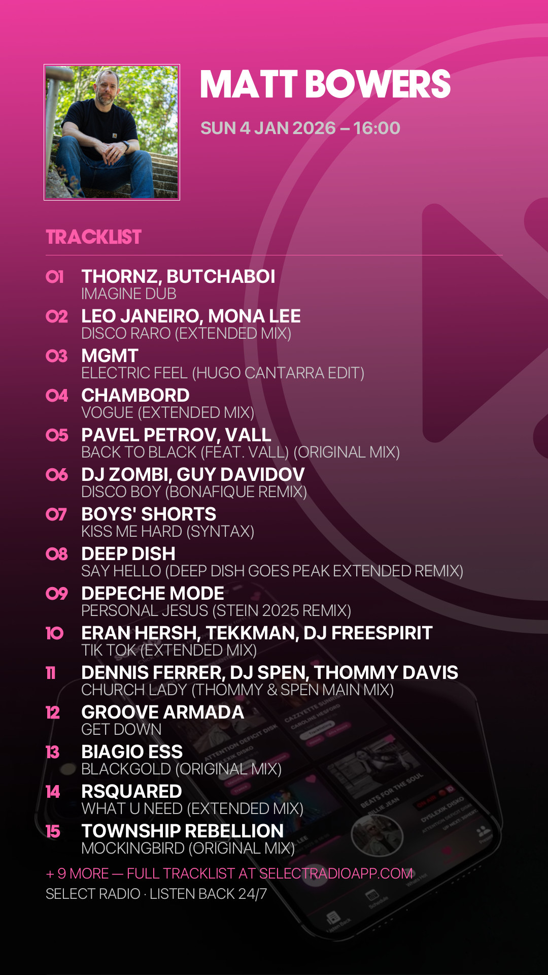 Tracklist Story Preview