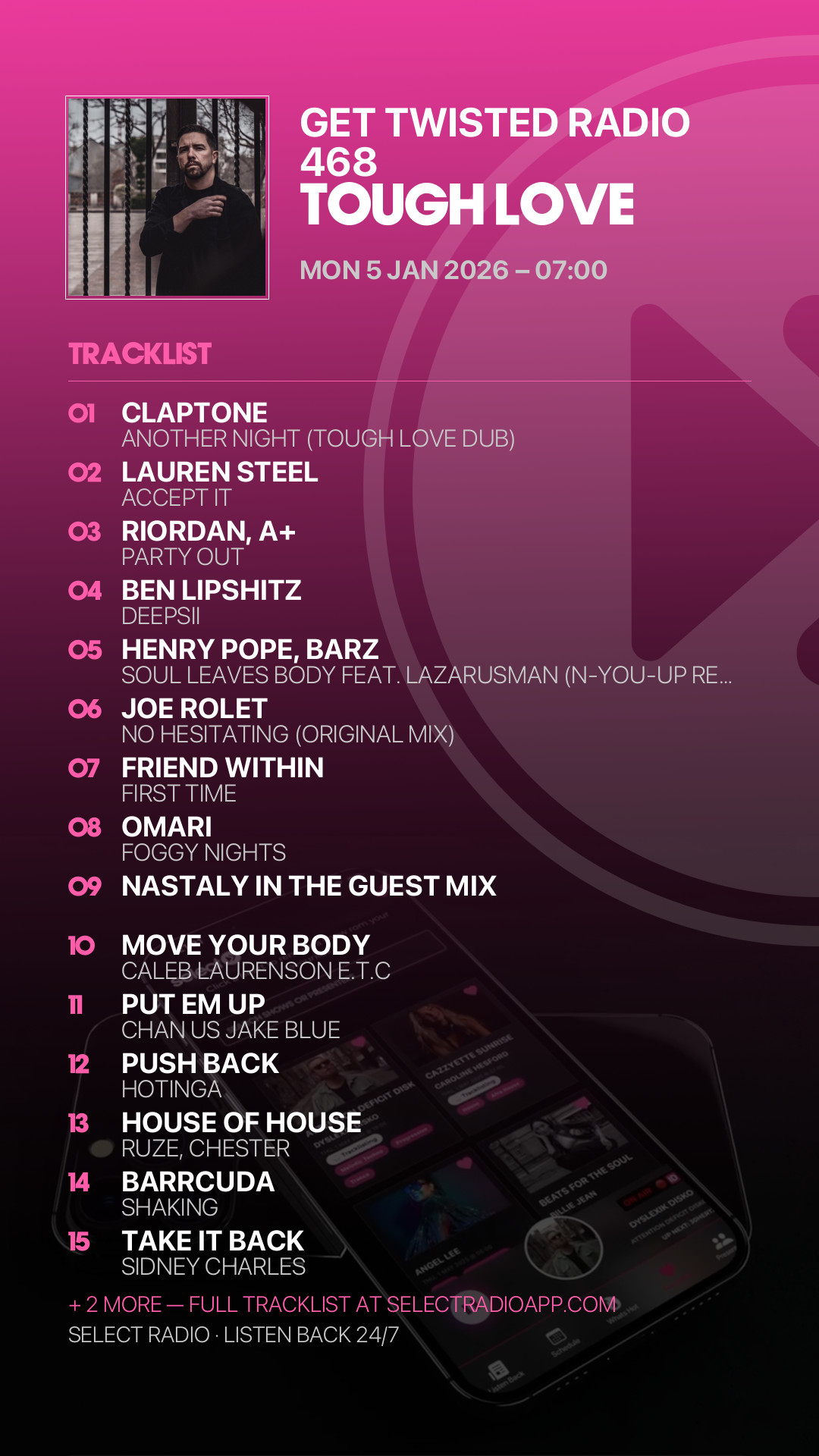 Tracklist Story Preview
