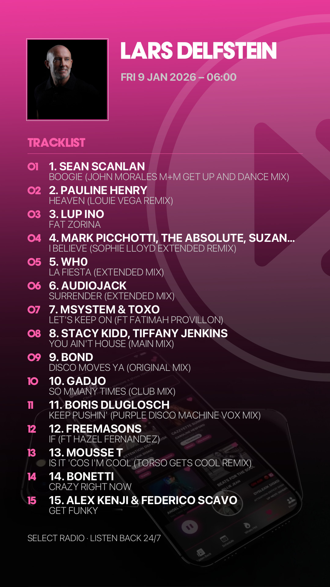 Tracklist Story Preview