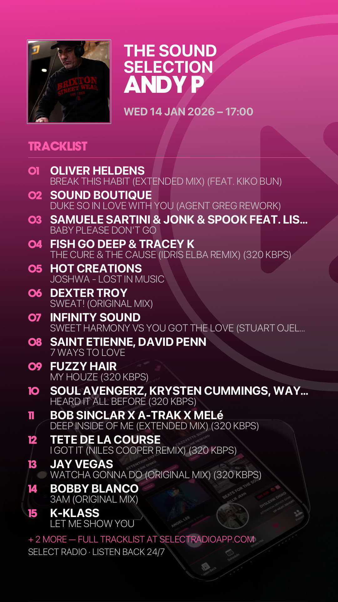 Tracklist Story Preview