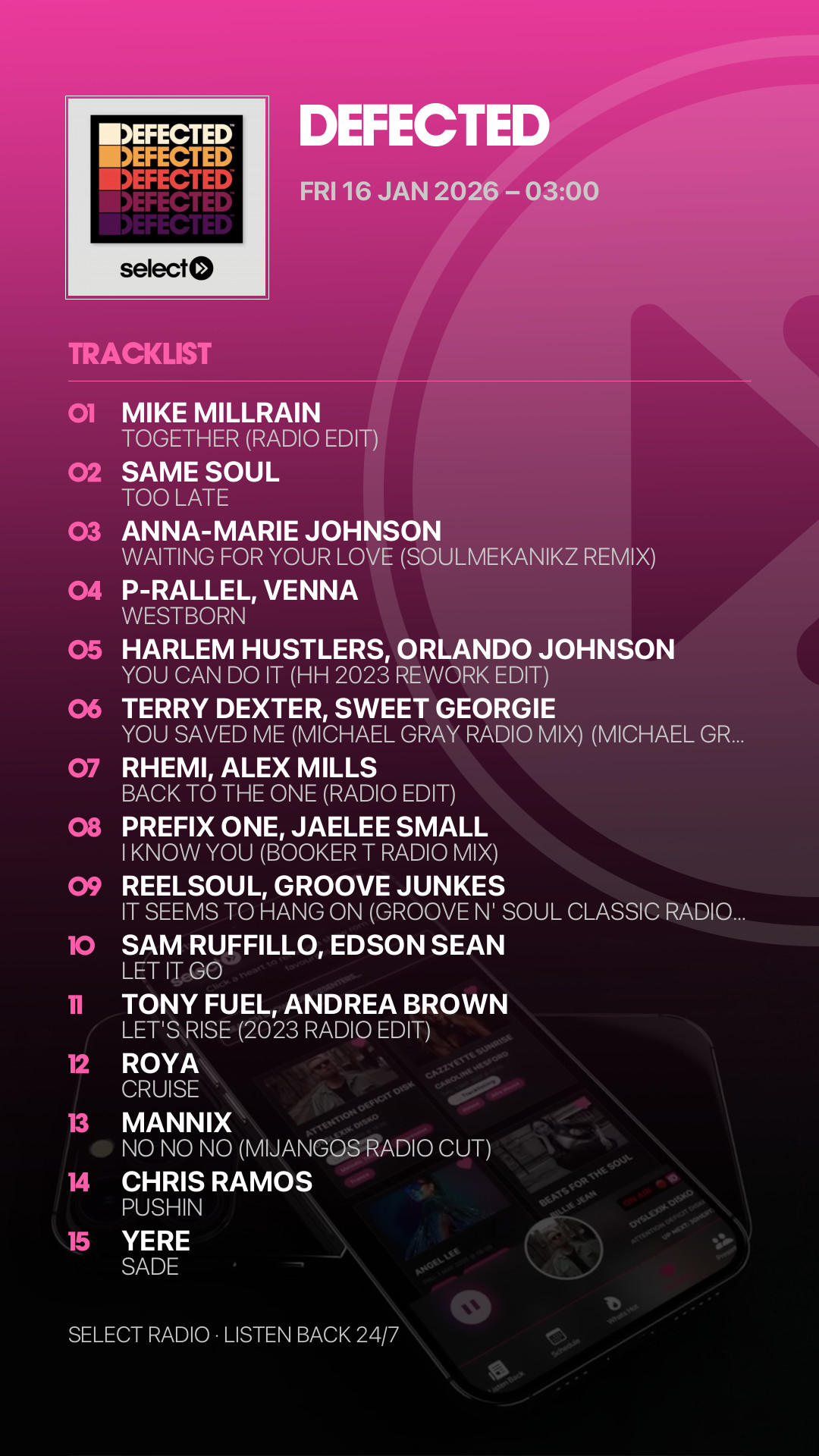 Tracklist Story Preview