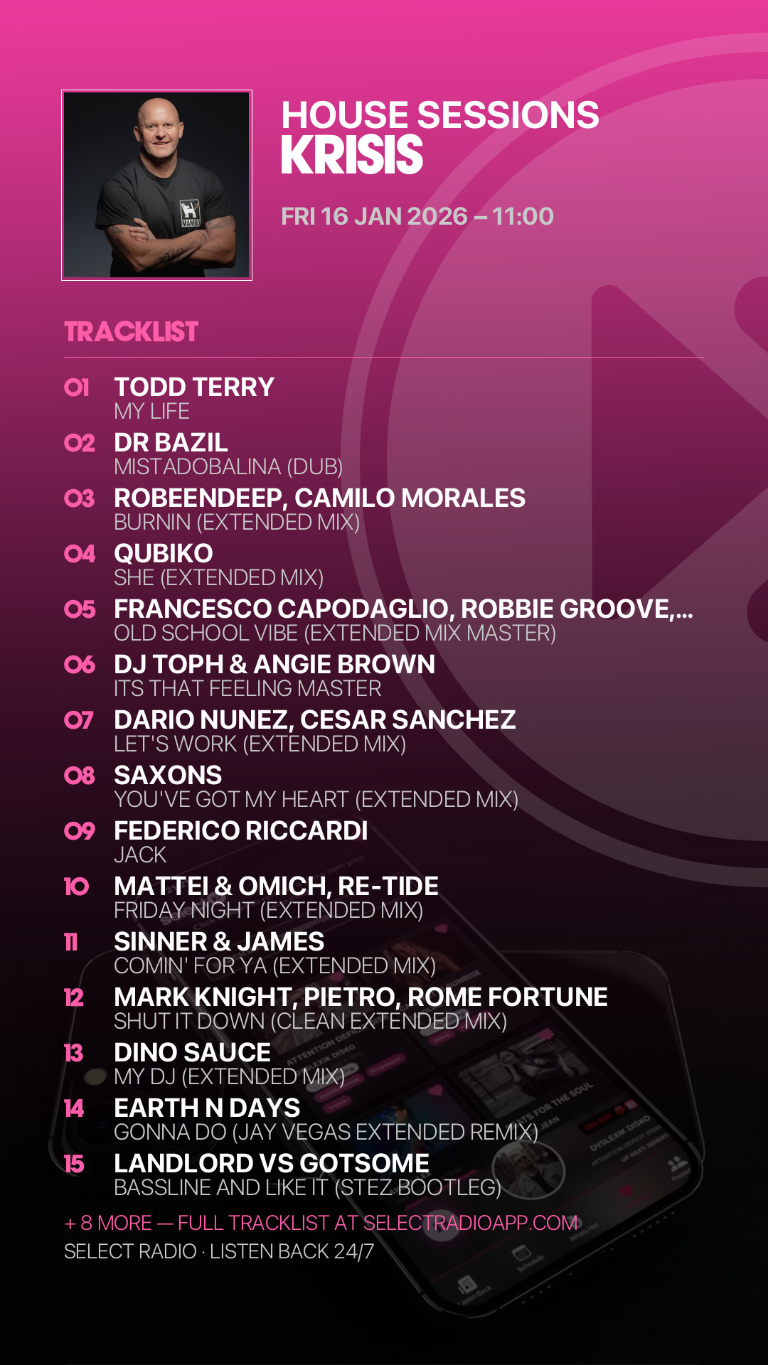 Tracklist Story Preview