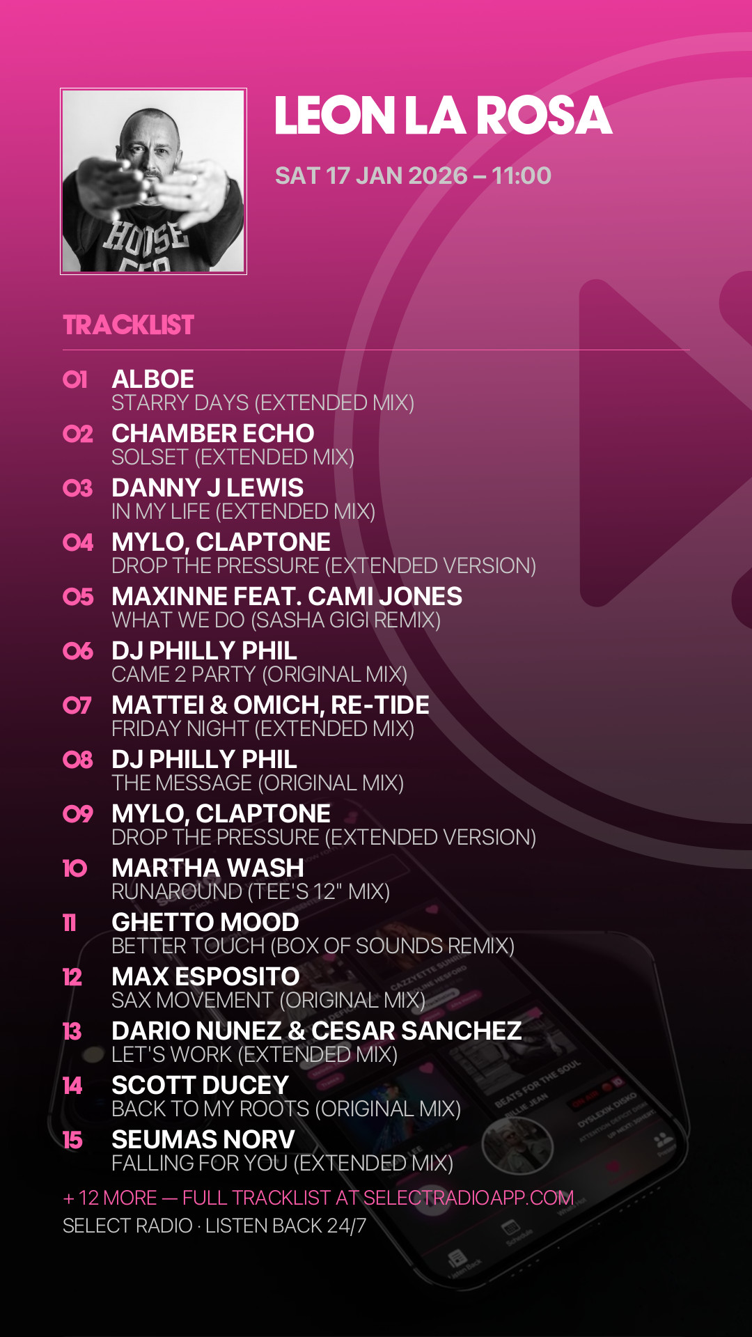 Tracklist Story Preview