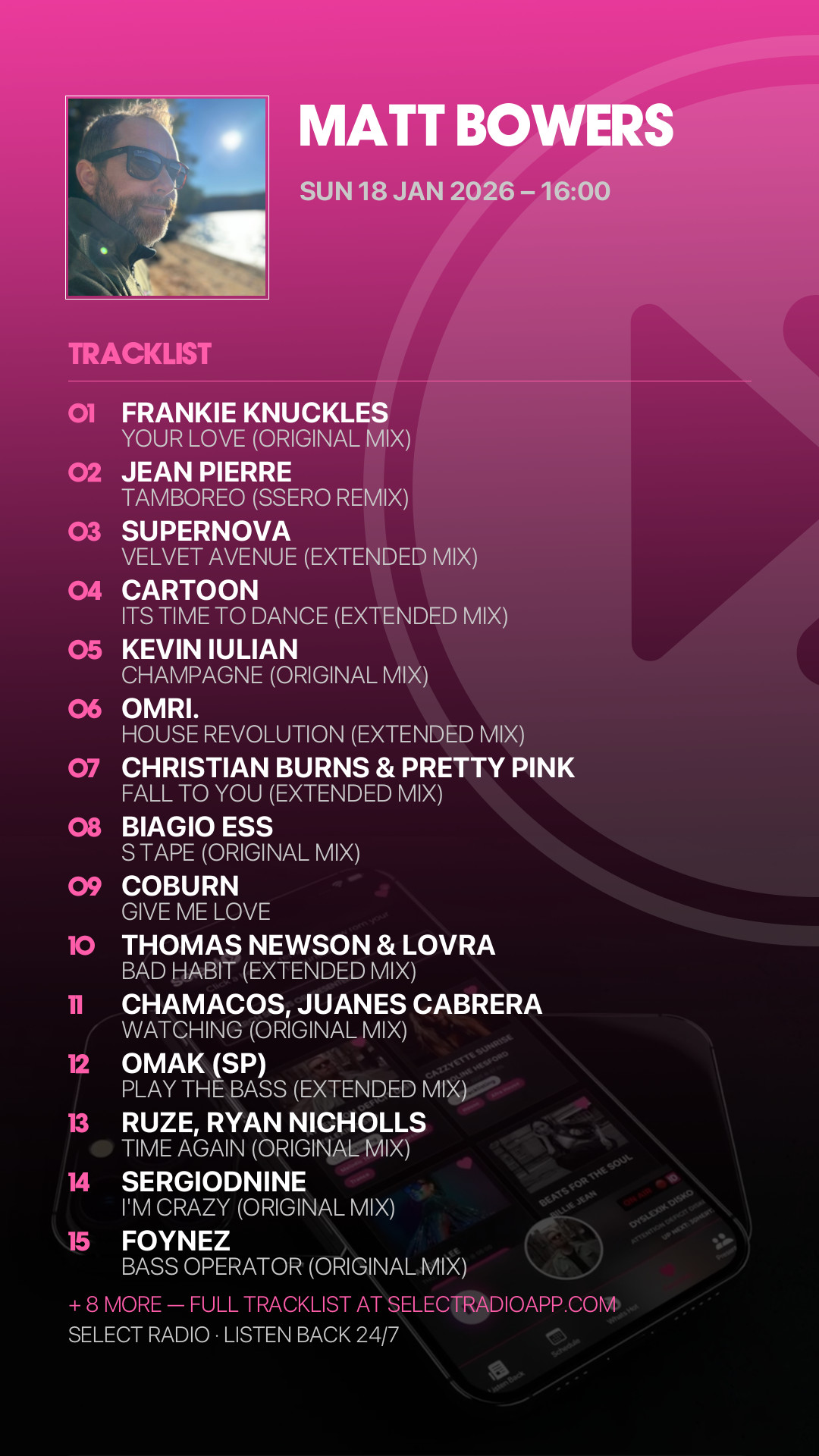 Tracklist Story Preview