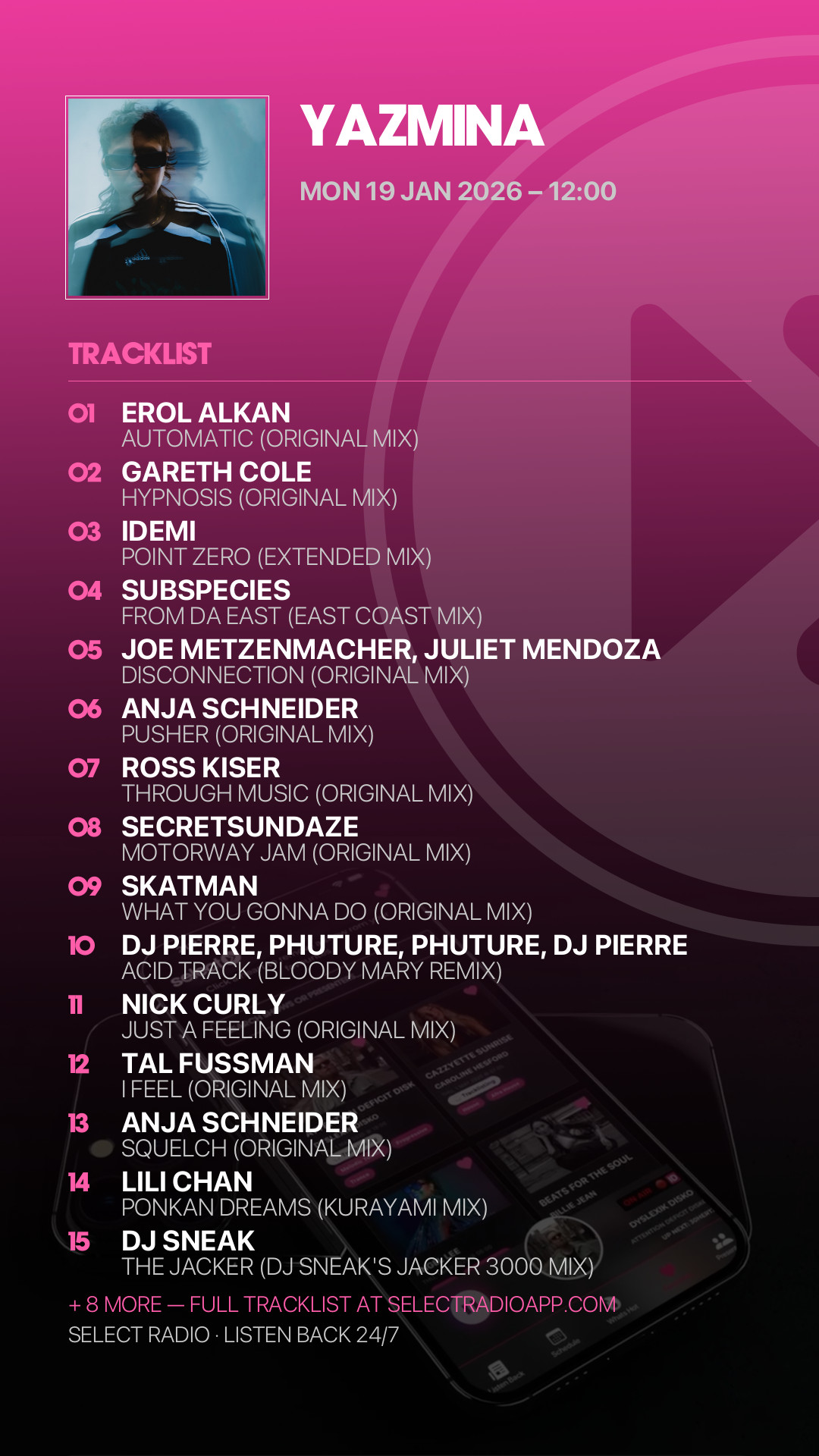 Tracklist Story Preview