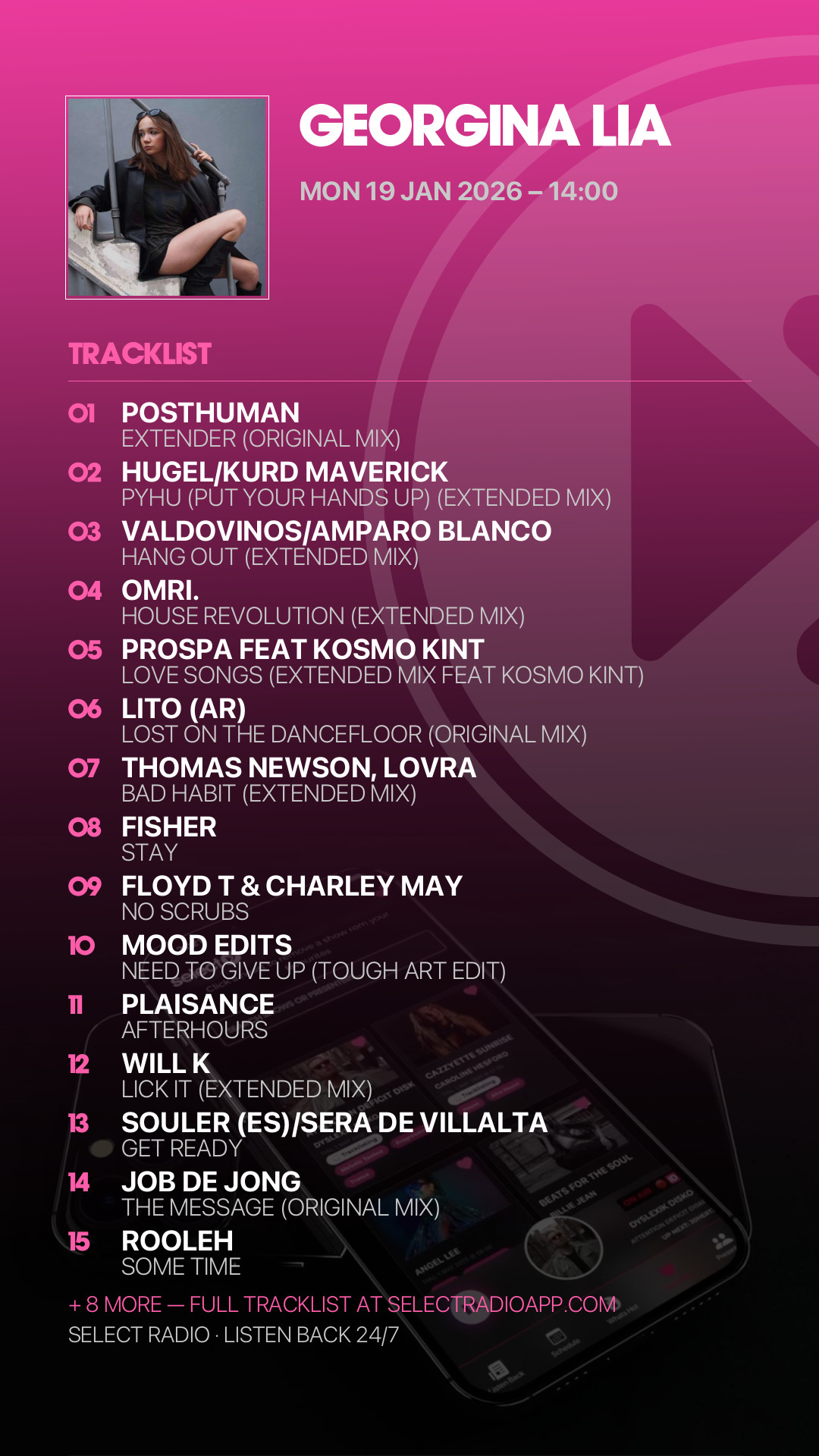 Tracklist Story Preview