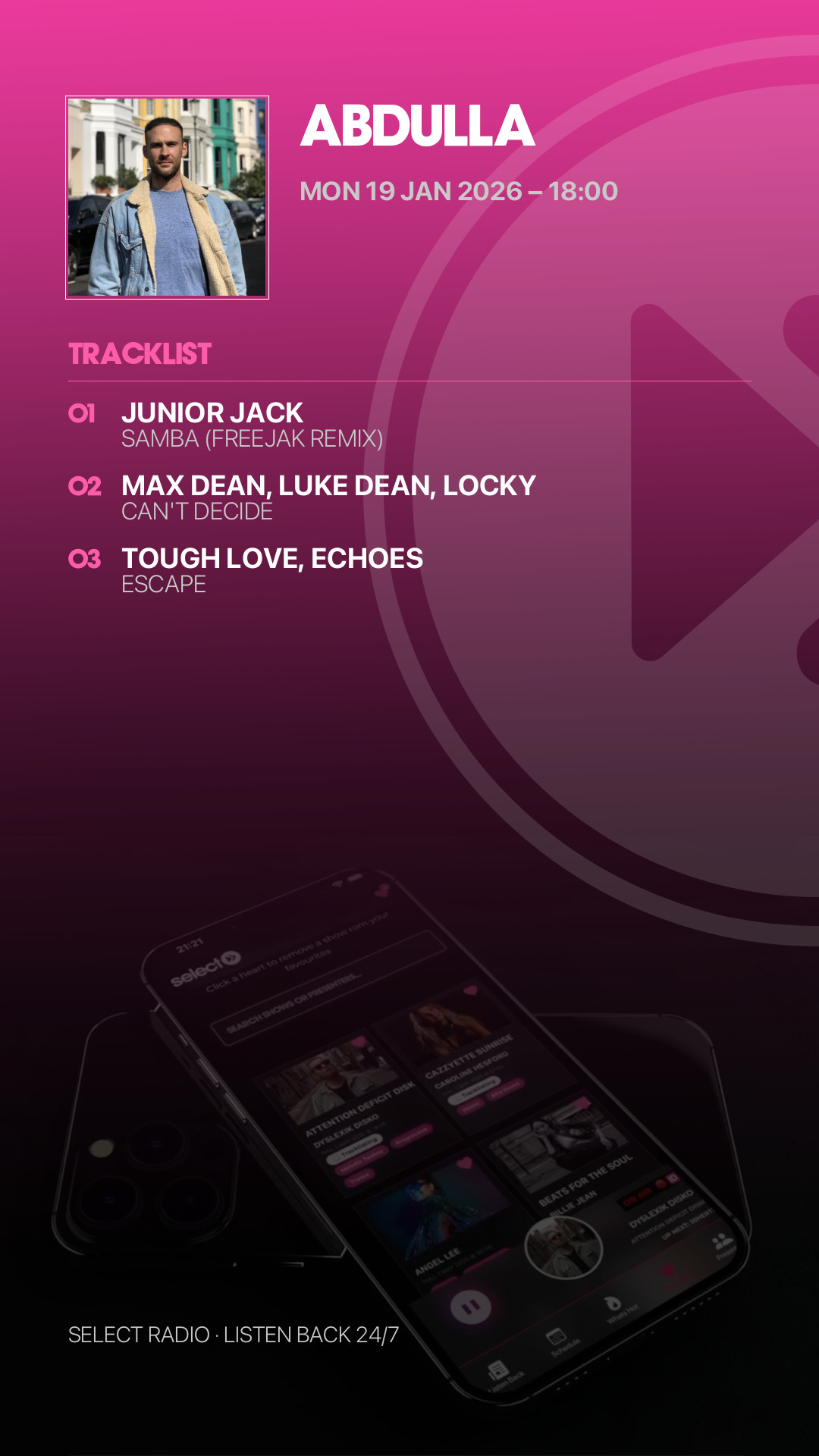 Tracklist Story Preview