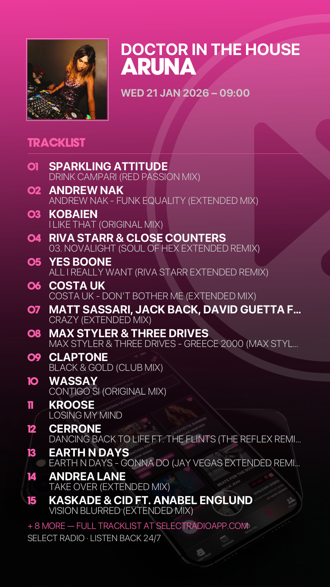 Tracklist Story Preview