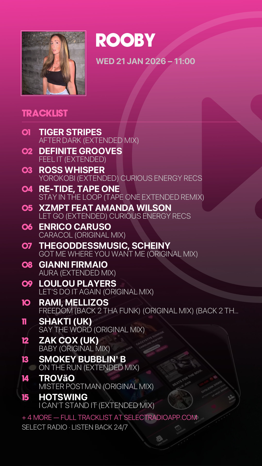 Tracklist Story Preview