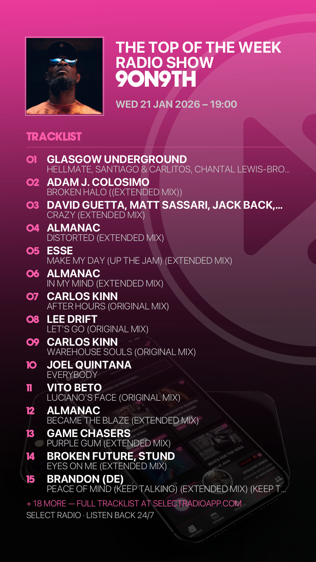 Tracklist Story Preview