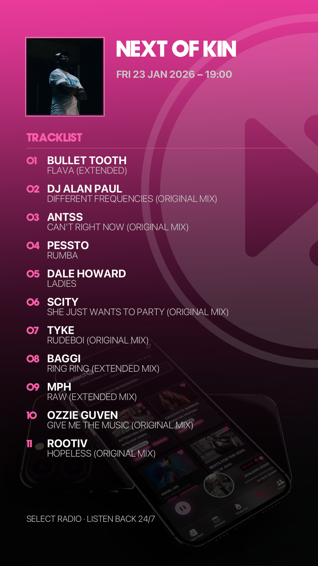 Tracklist Story Preview