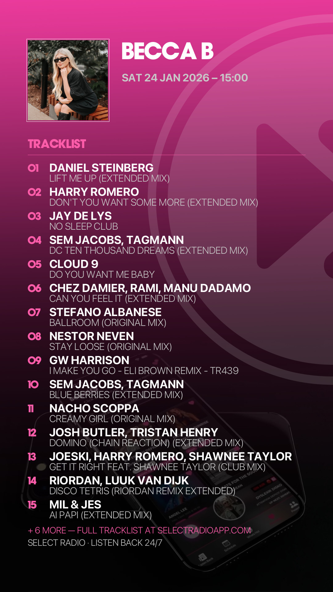 Tracklist Story Preview