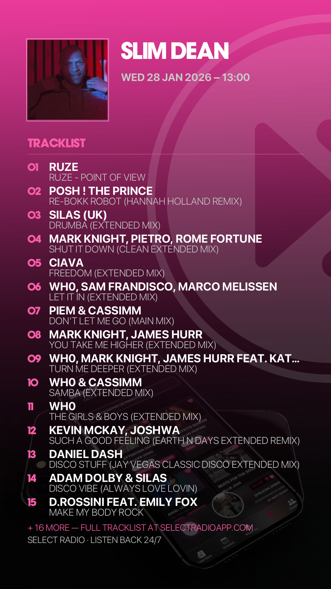 Tracklist Story Preview