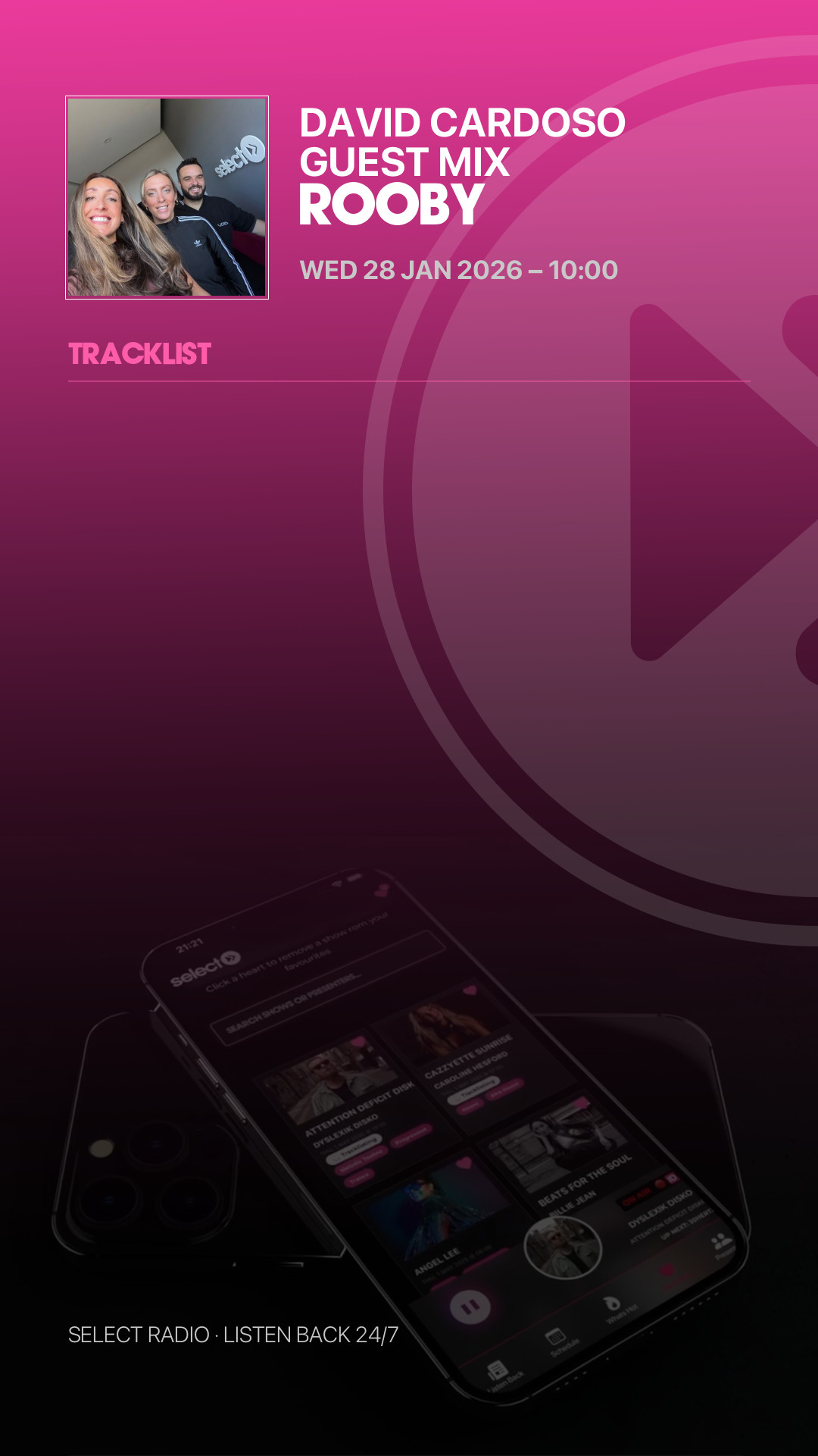 Tracklist Story Preview