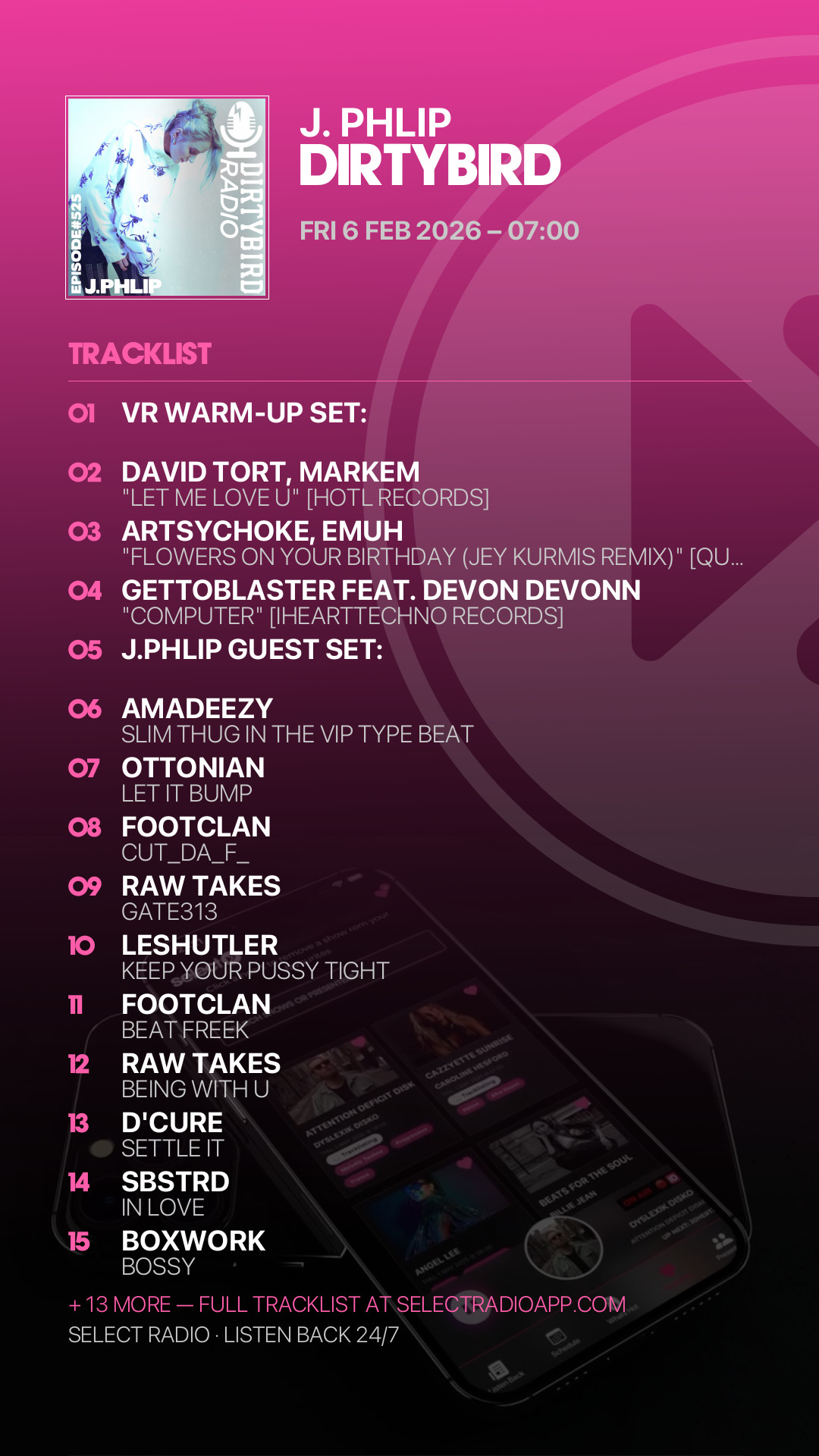 Tracklist Story Preview