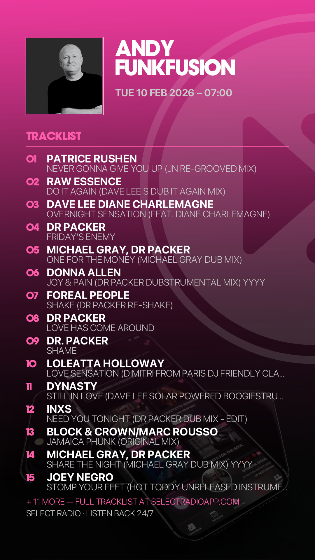 Tracklist Story Preview