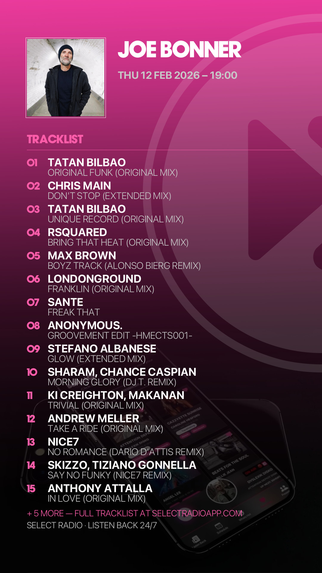 Tracklist Story Preview