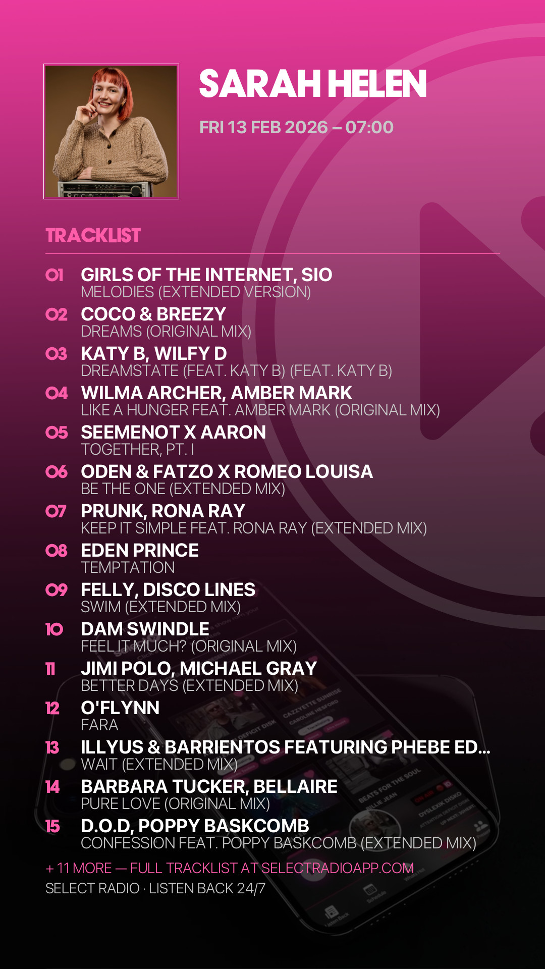 Tracklist Story Preview