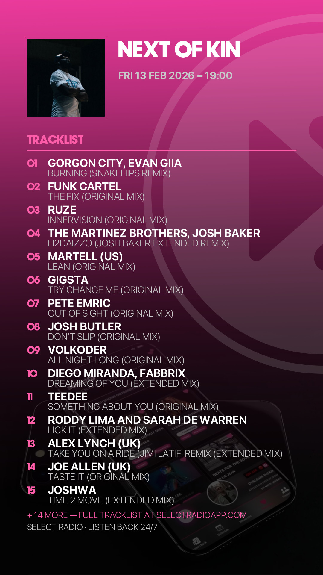 Tracklist Story Preview