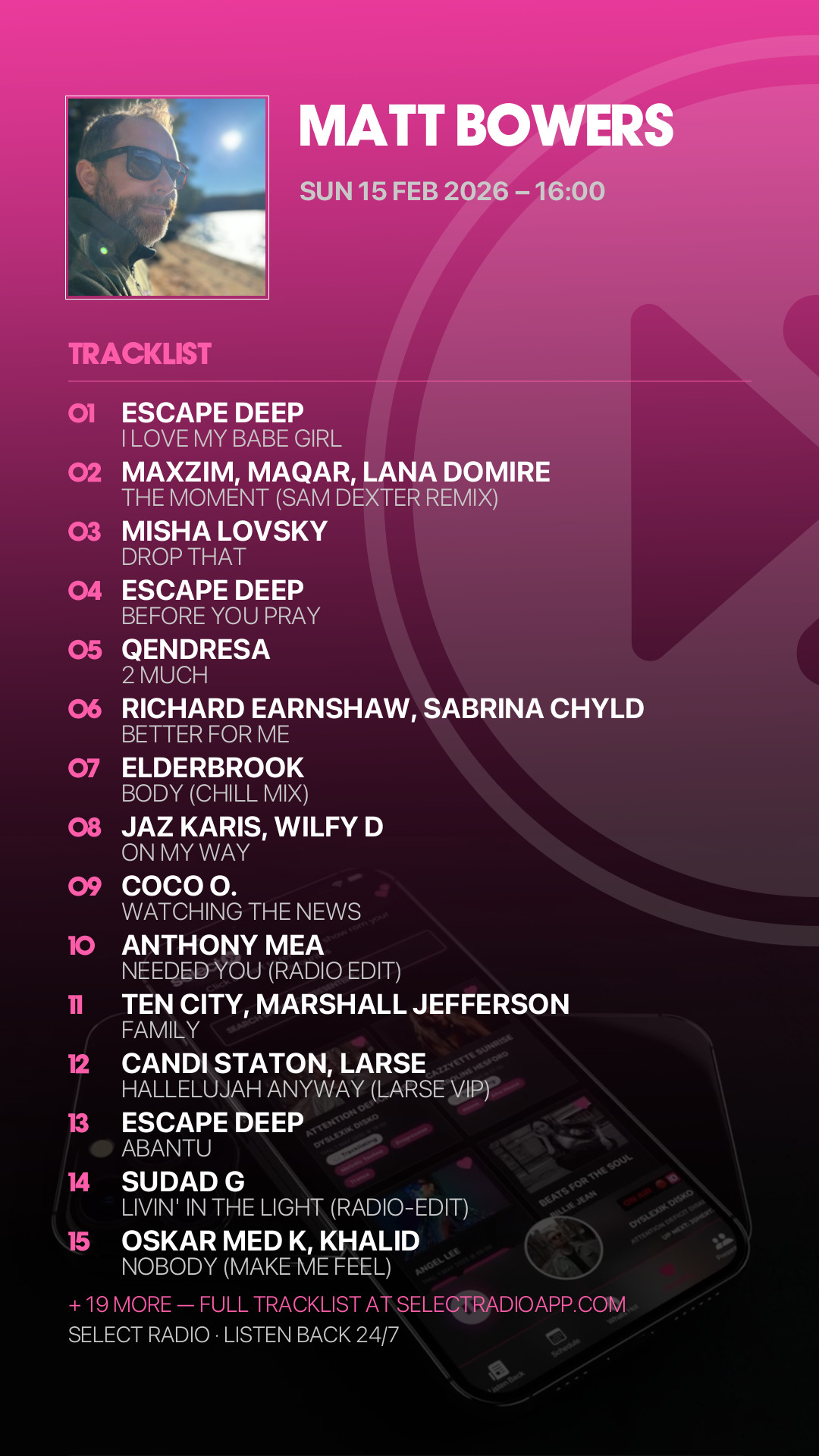 Tracklist Story Preview