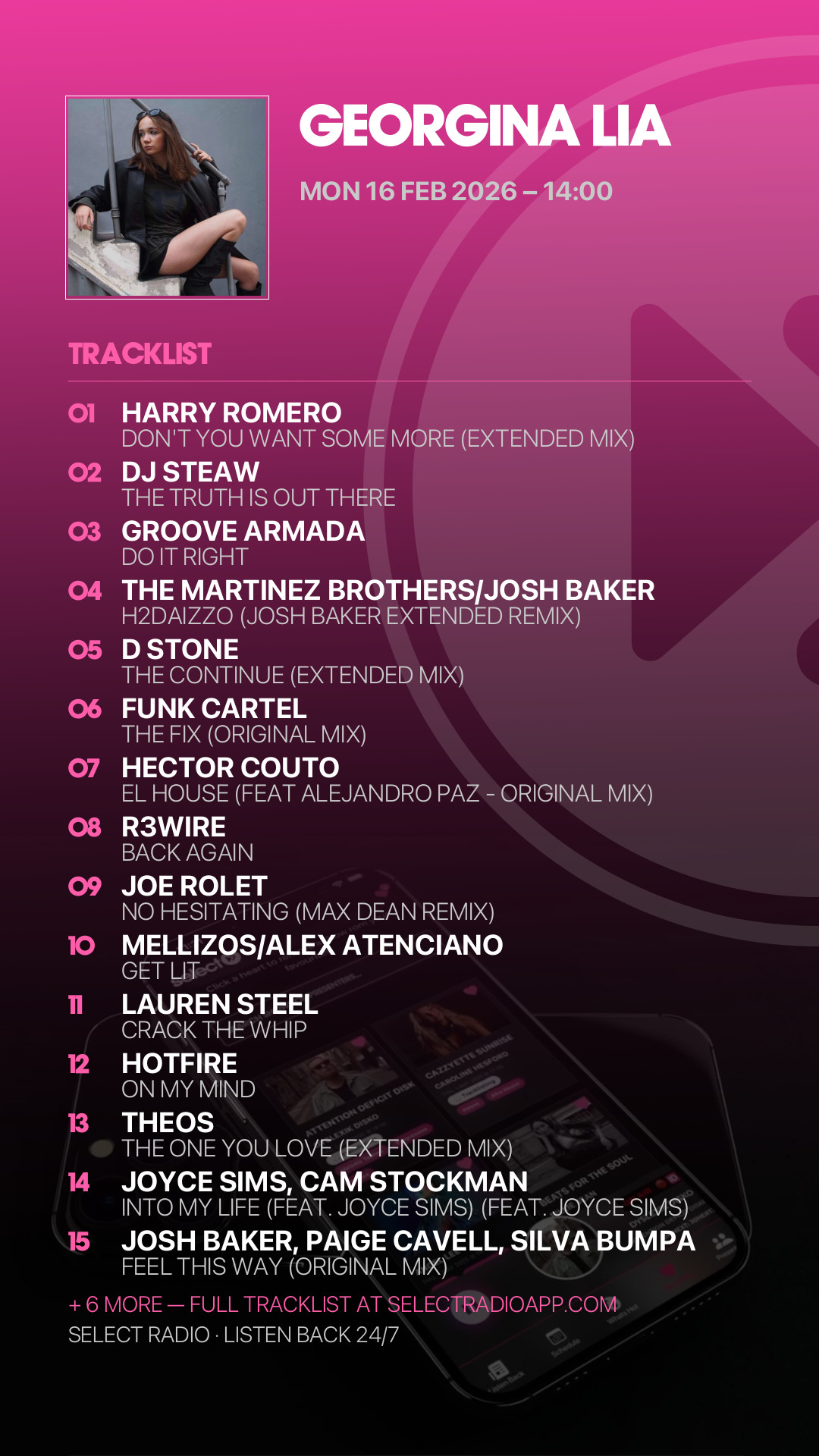 Tracklist Story Preview