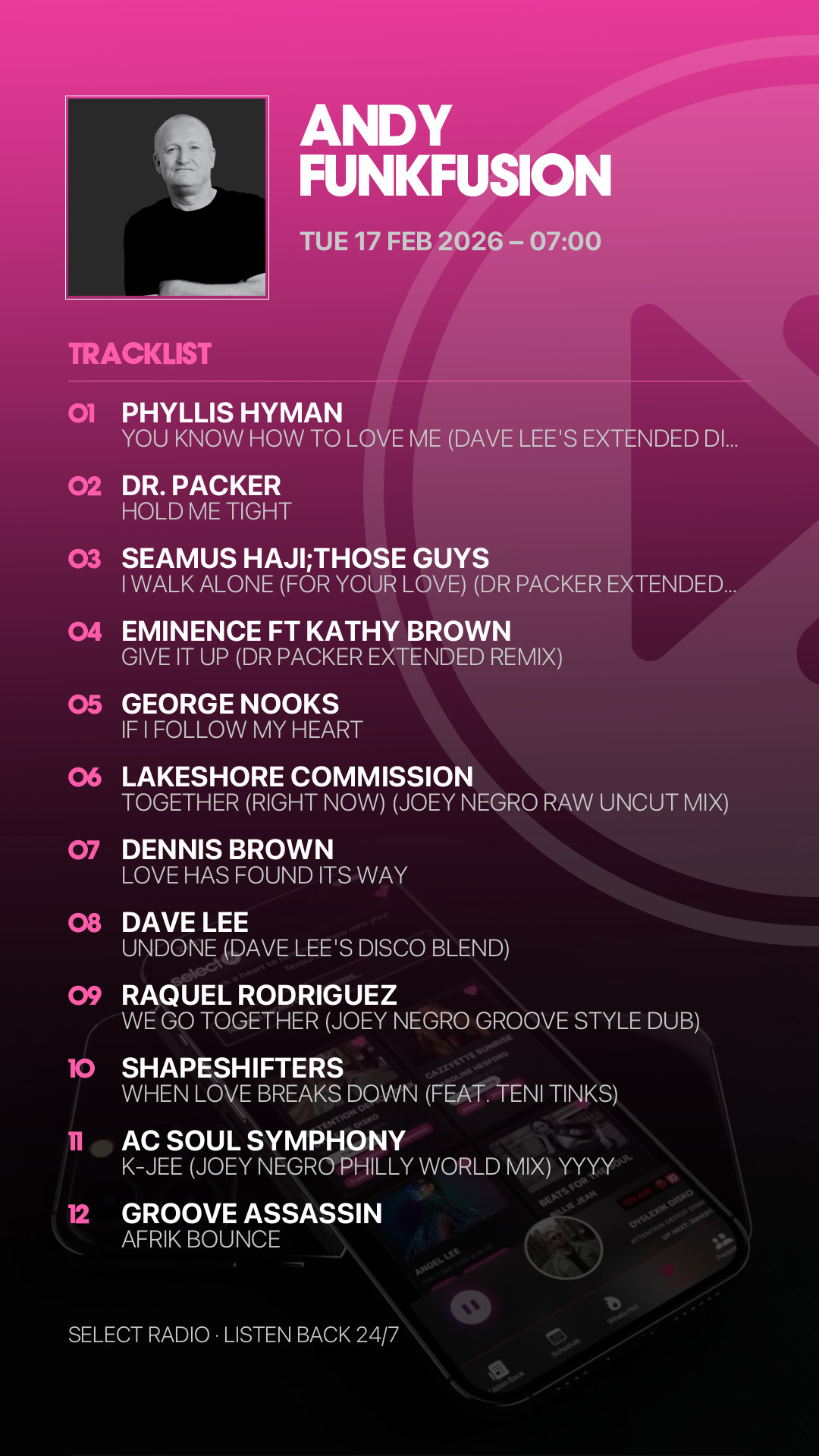 Tracklist Story Preview