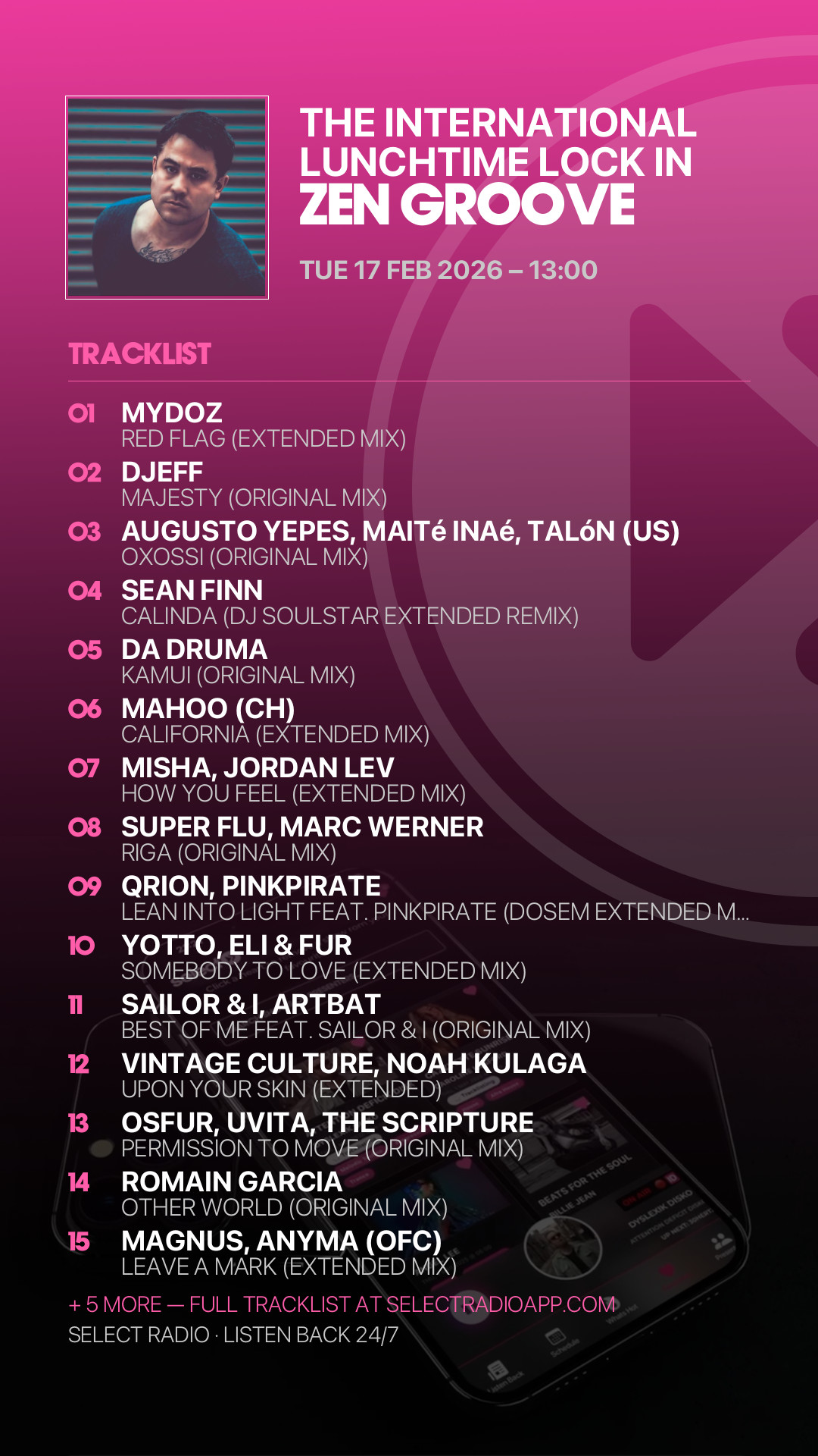 Tracklist Story Preview