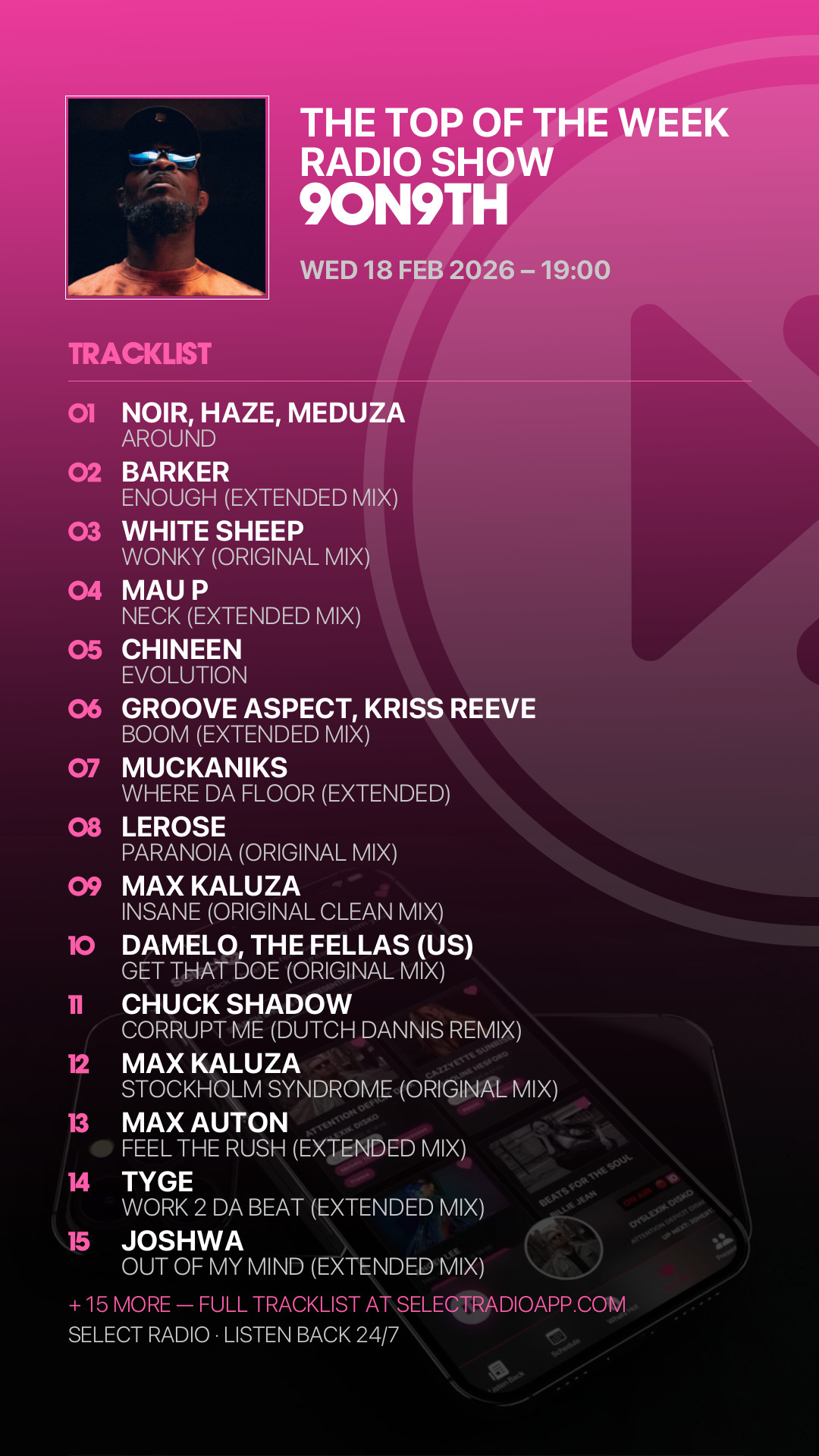 Tracklist Story Preview
