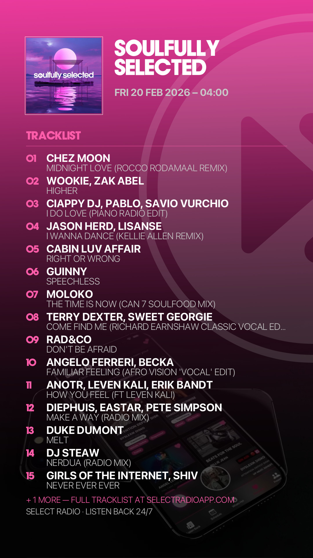 Tracklist Story Preview