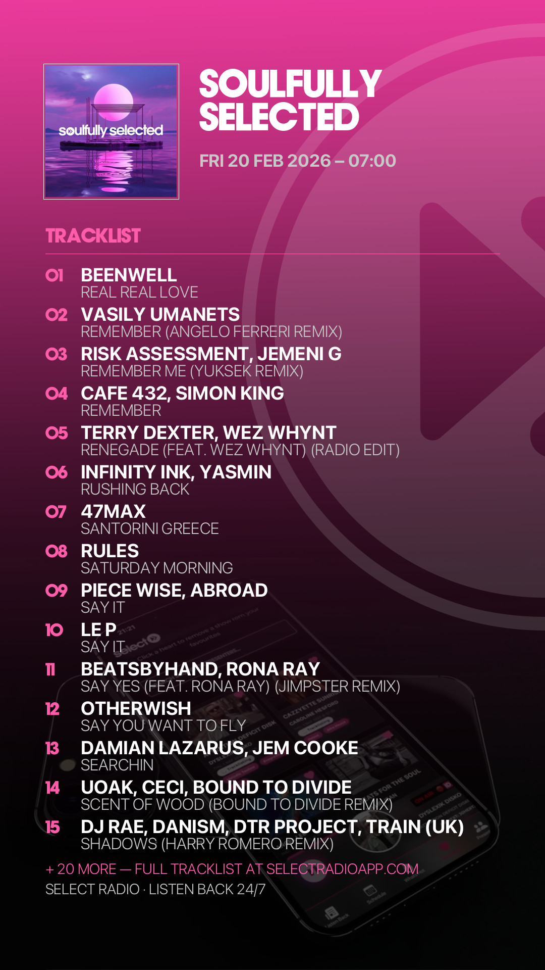 Tracklist Story Preview