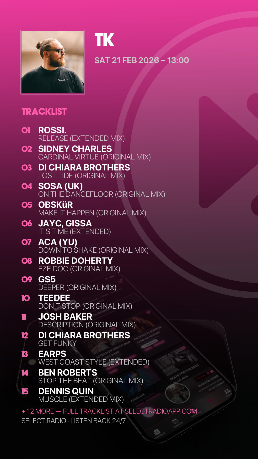 Tracklist Story Preview