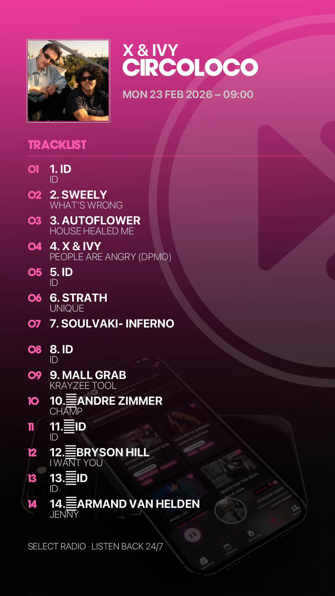 Tracklist Story Preview