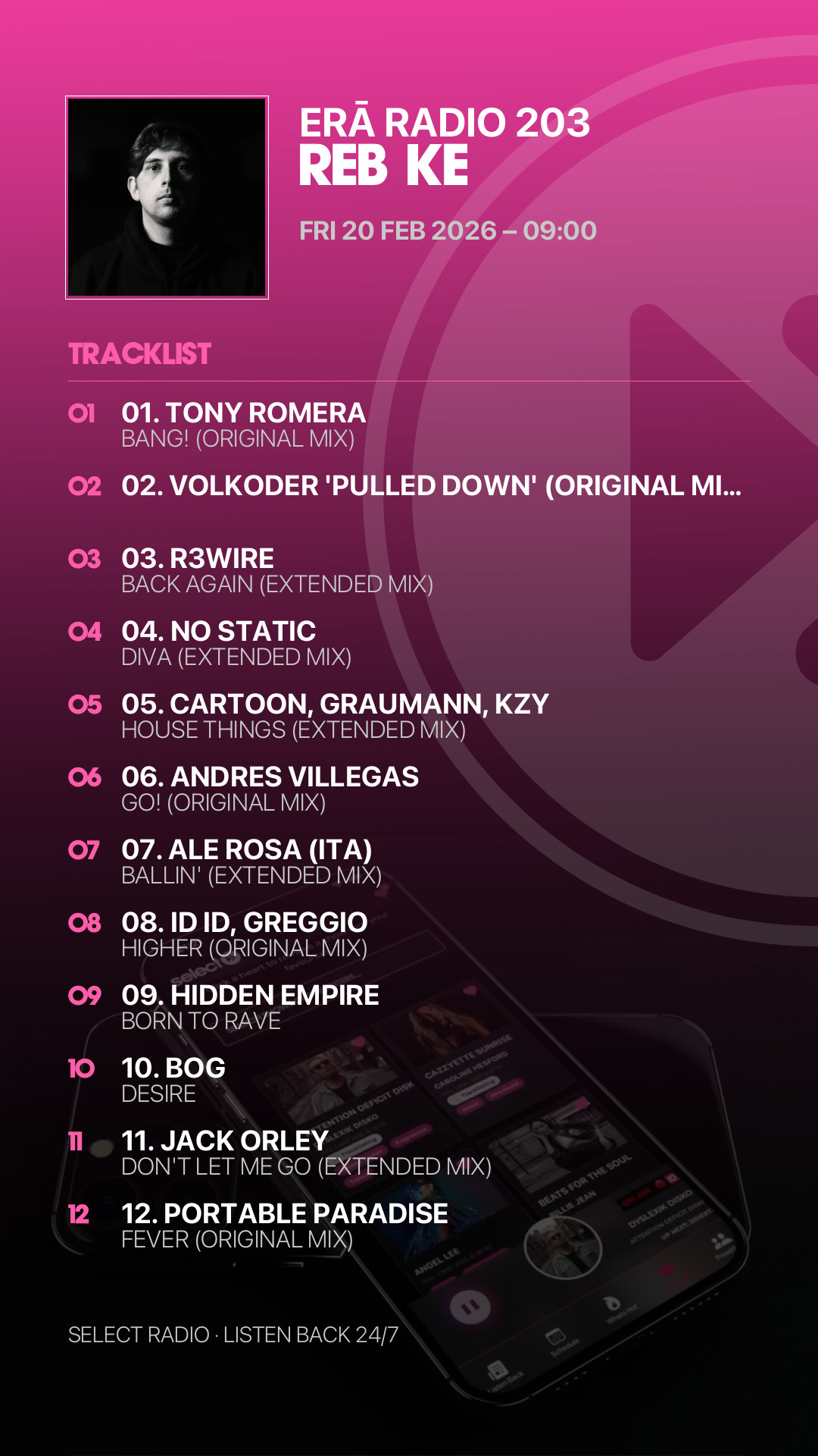 Tracklist Story Preview