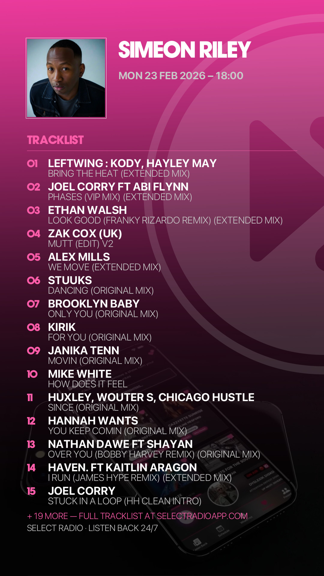 Tracklist Story Preview