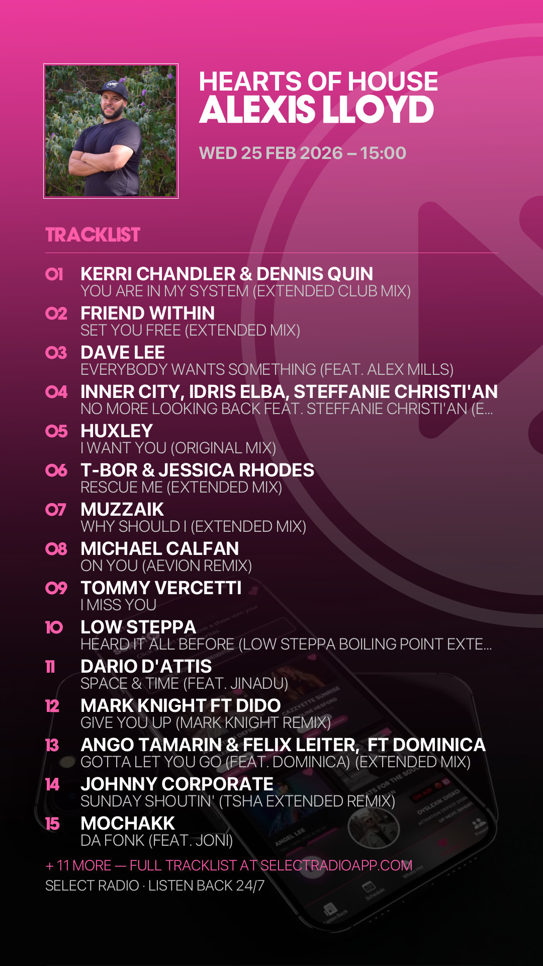 Tracklist Story Preview