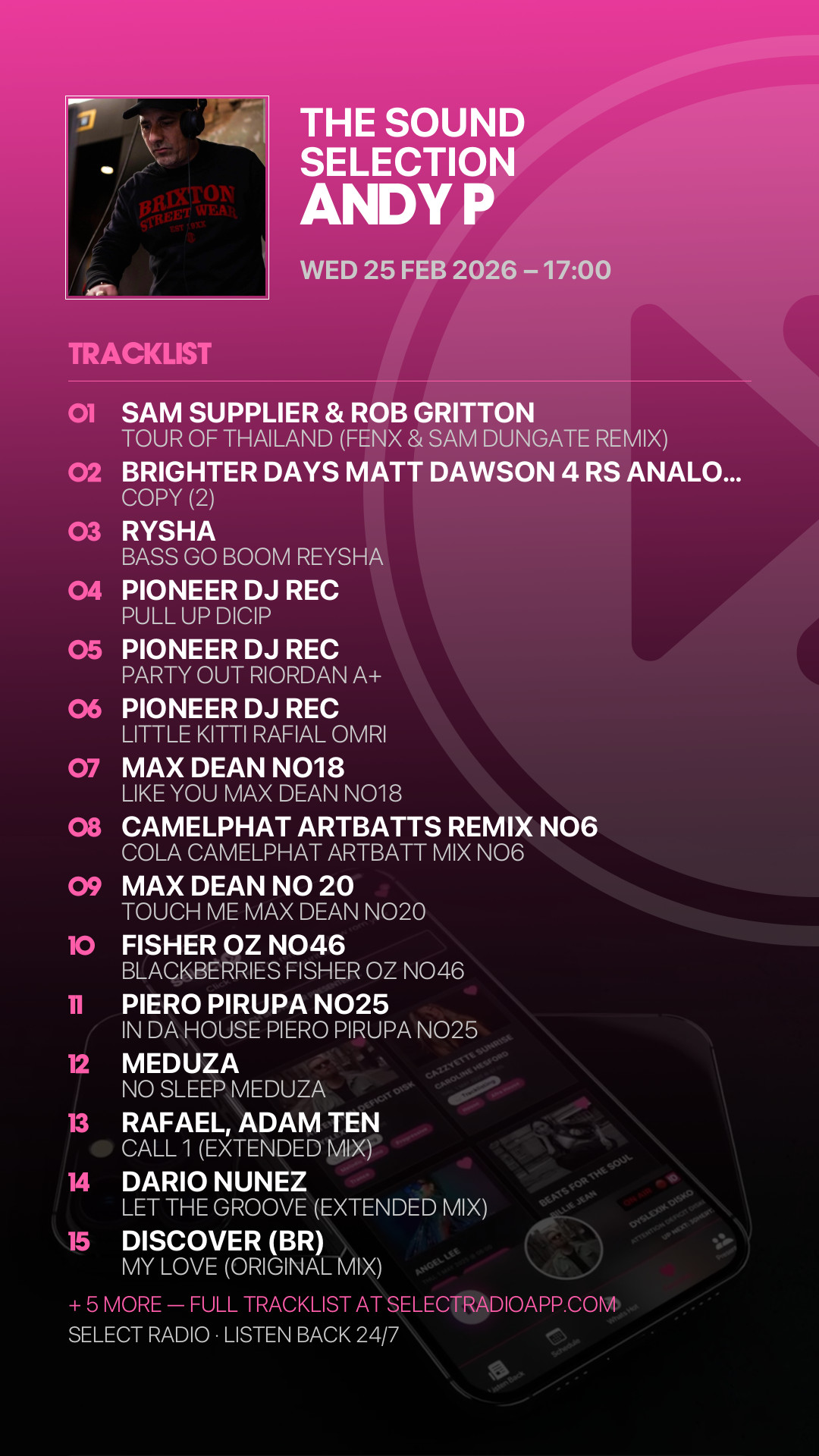 Tracklist Story Preview