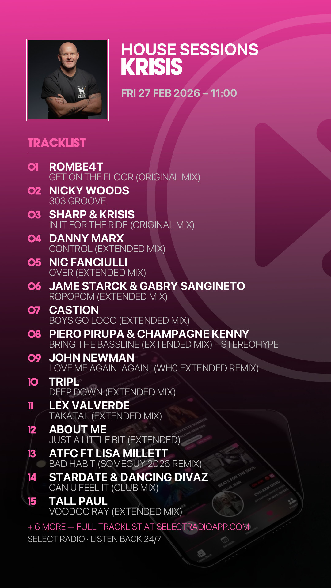 Tracklist Story Preview