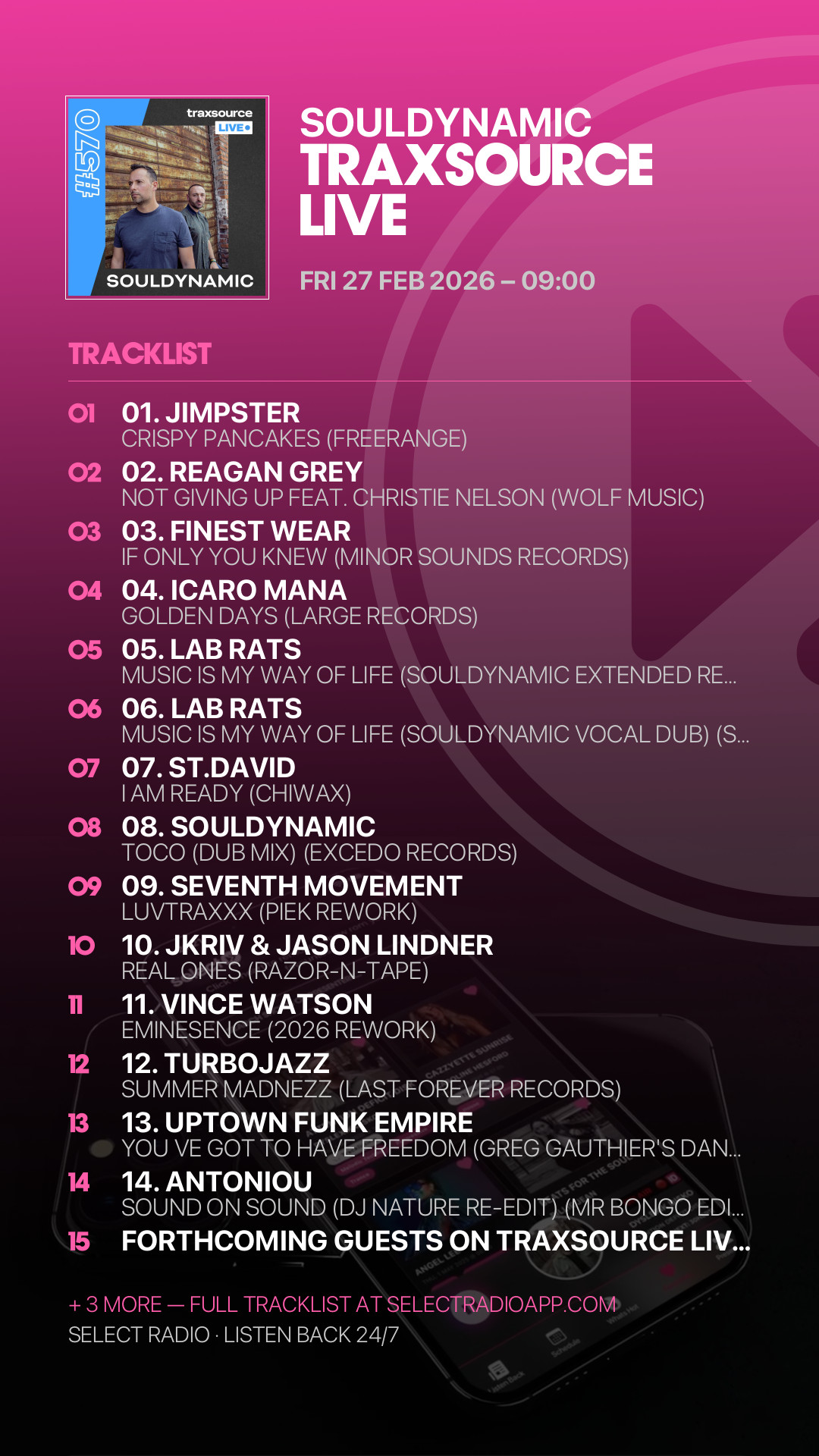 Tracklist Story Preview