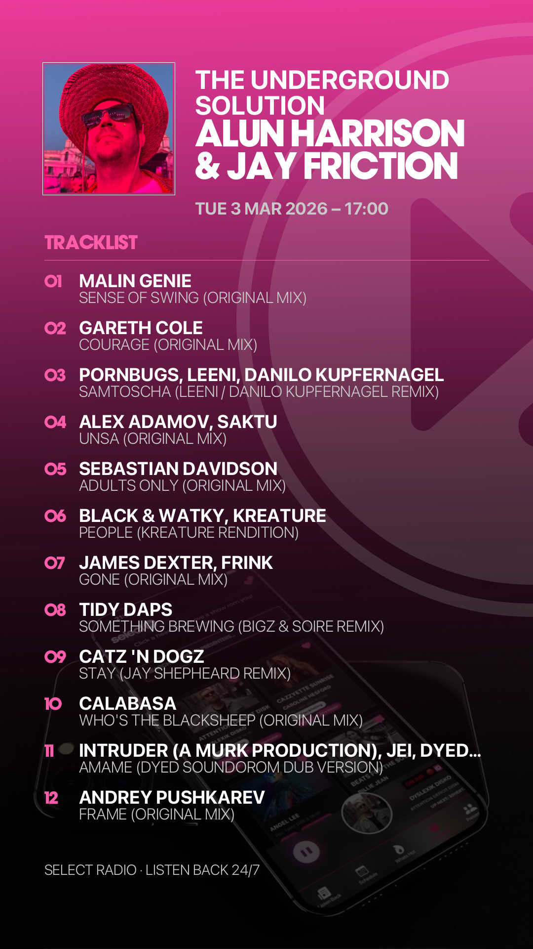 Tracklist Story Preview