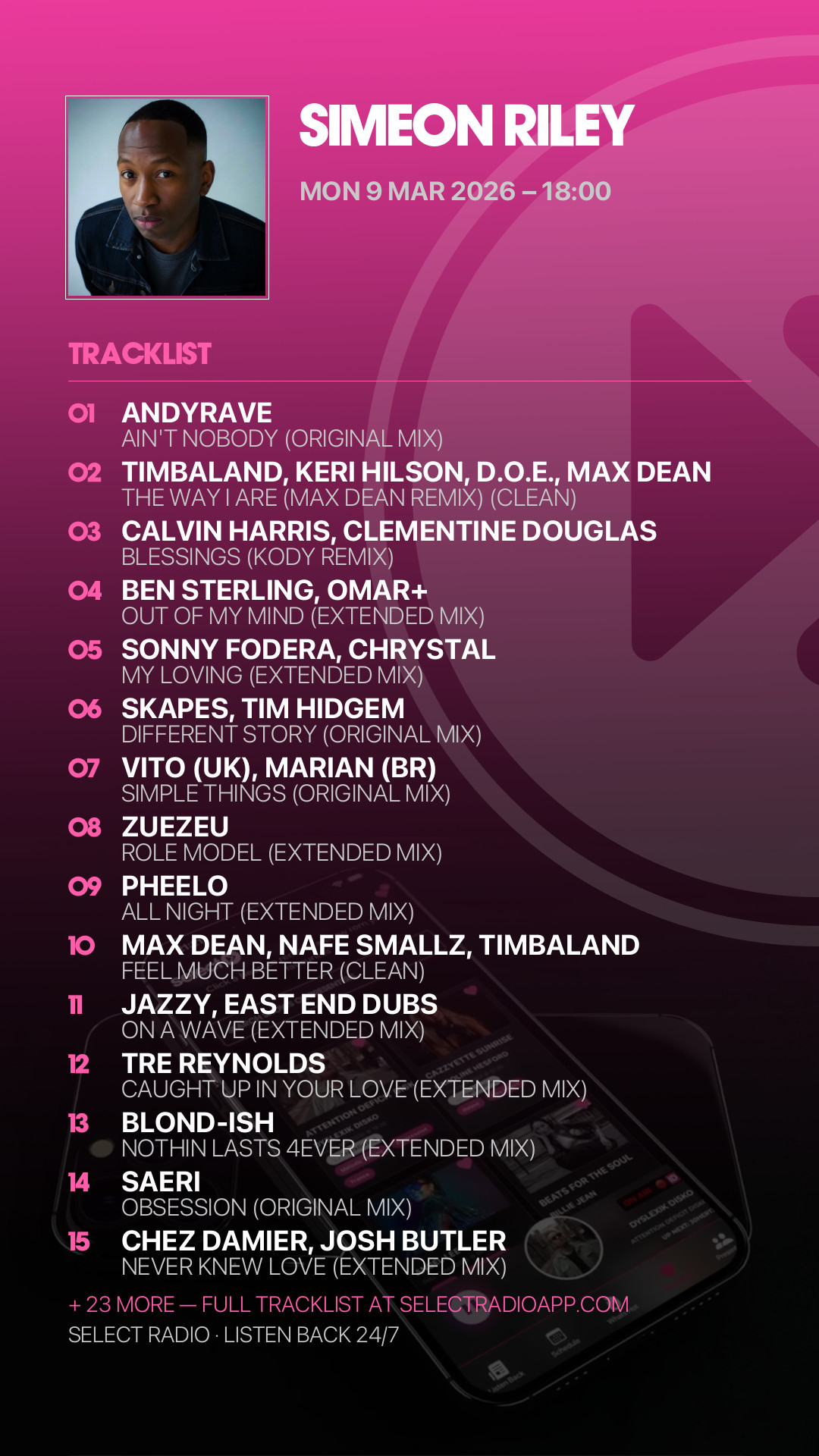 Tracklist Story Preview