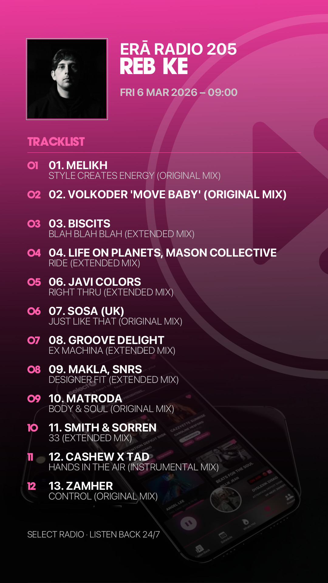Tracklist Story Preview