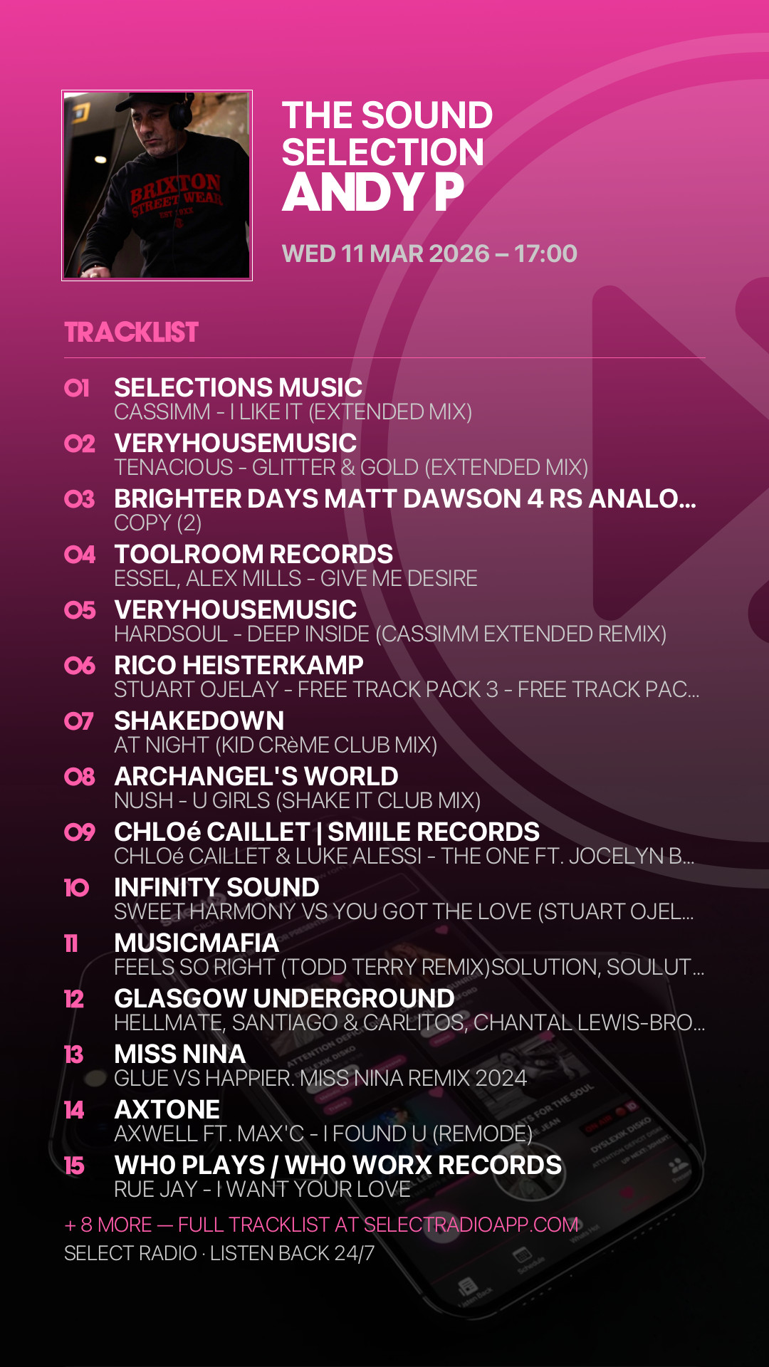 Tracklist Story Preview