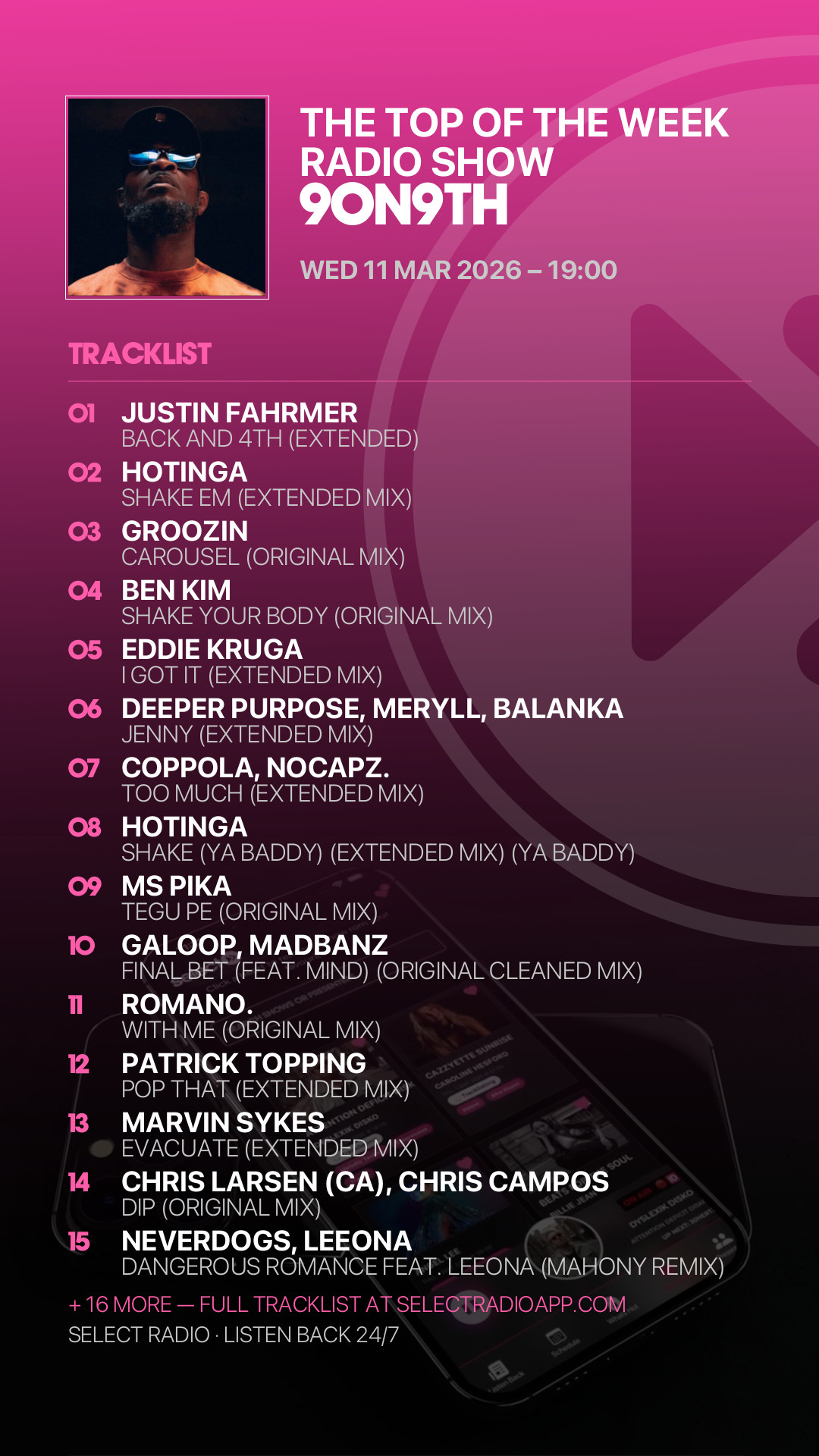 Tracklist Story Preview